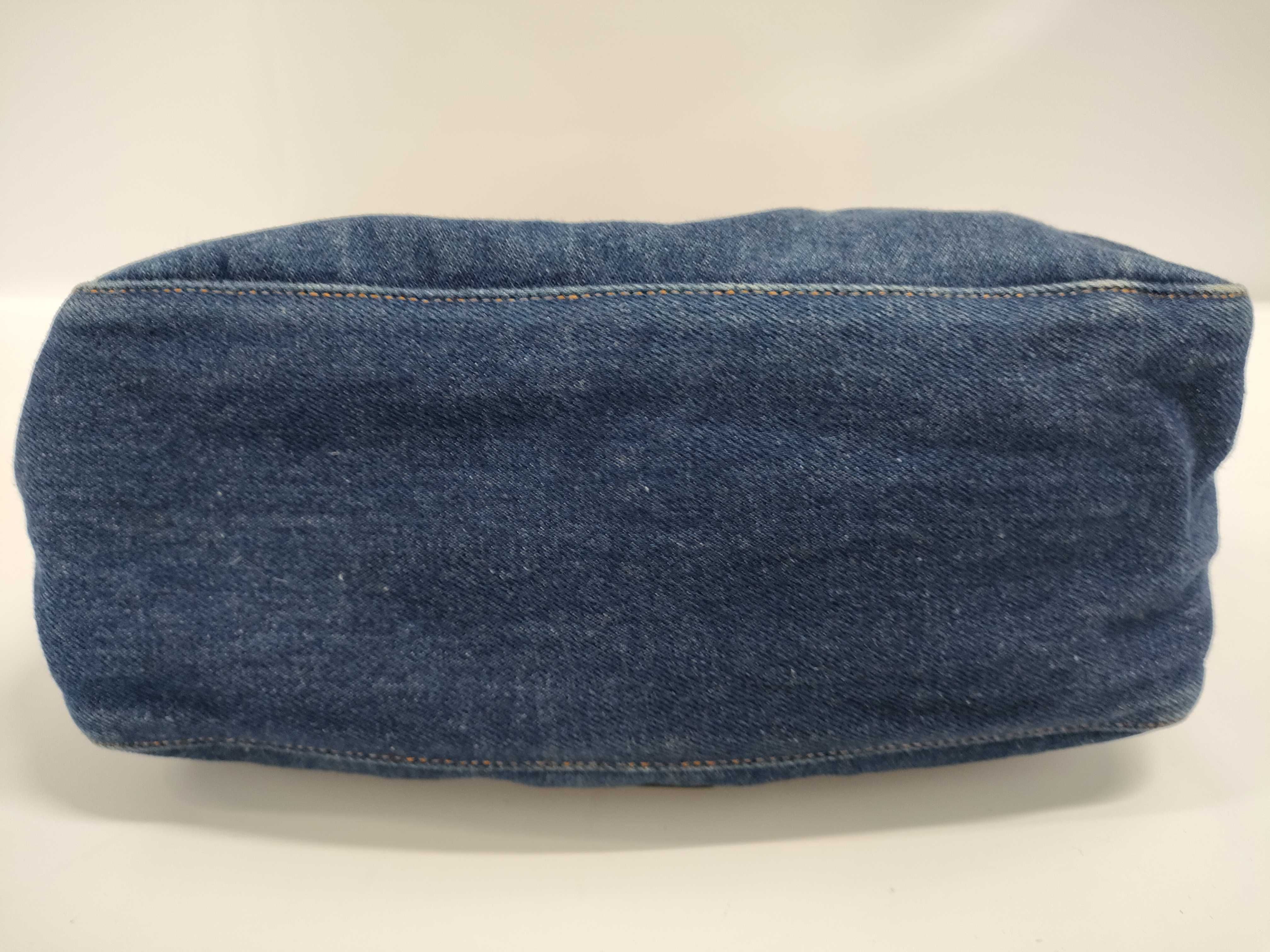 【水曜終了】(10230_0346)FENDI マンマ デニム バケット ビス取れ有 ショルダーバッグ