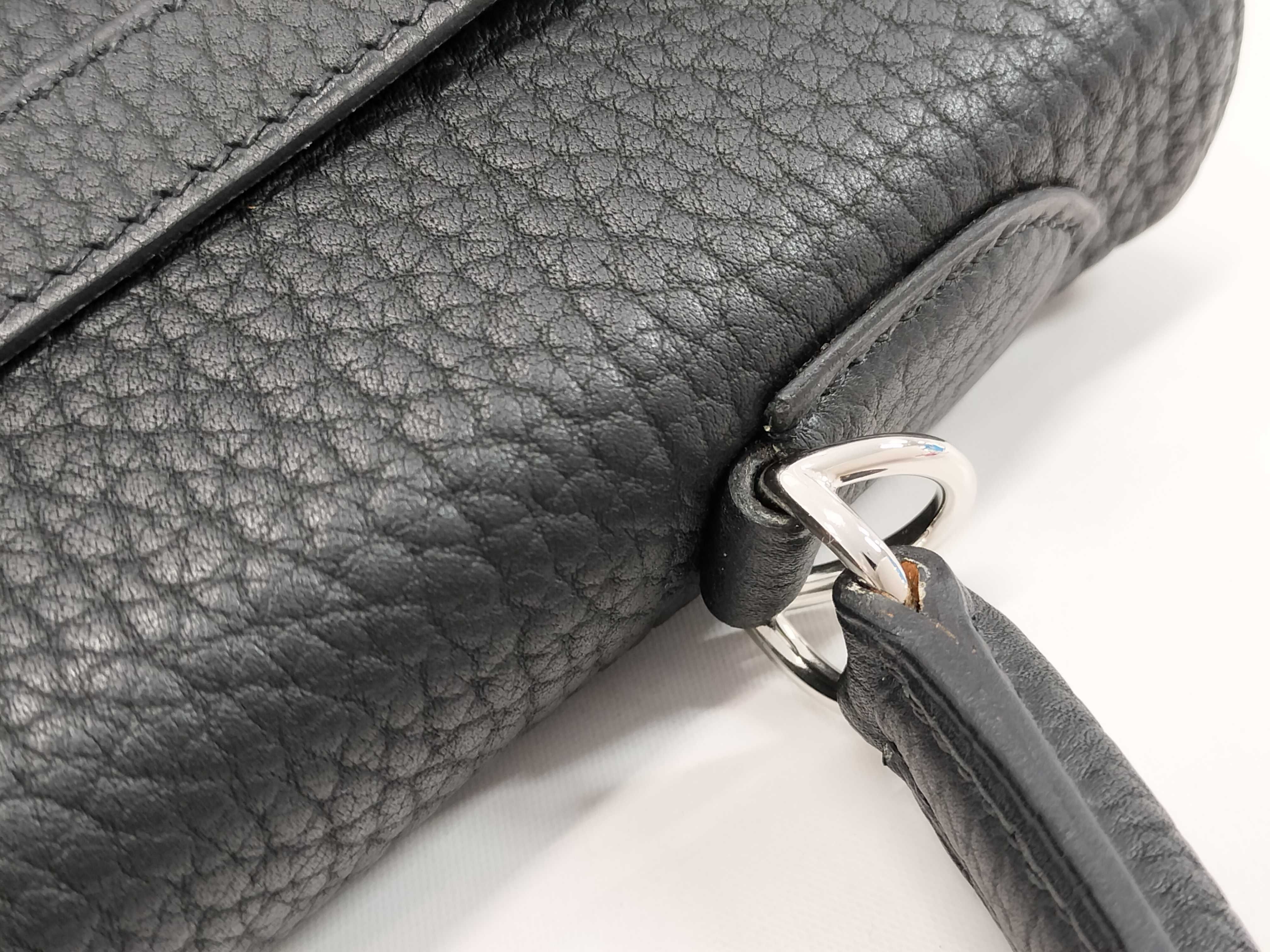 【水曜終了】(10216_0035)HERMES ケリー 32 トリヨンクレマンス SV金具 【刻印有】□H ハンドバッグ