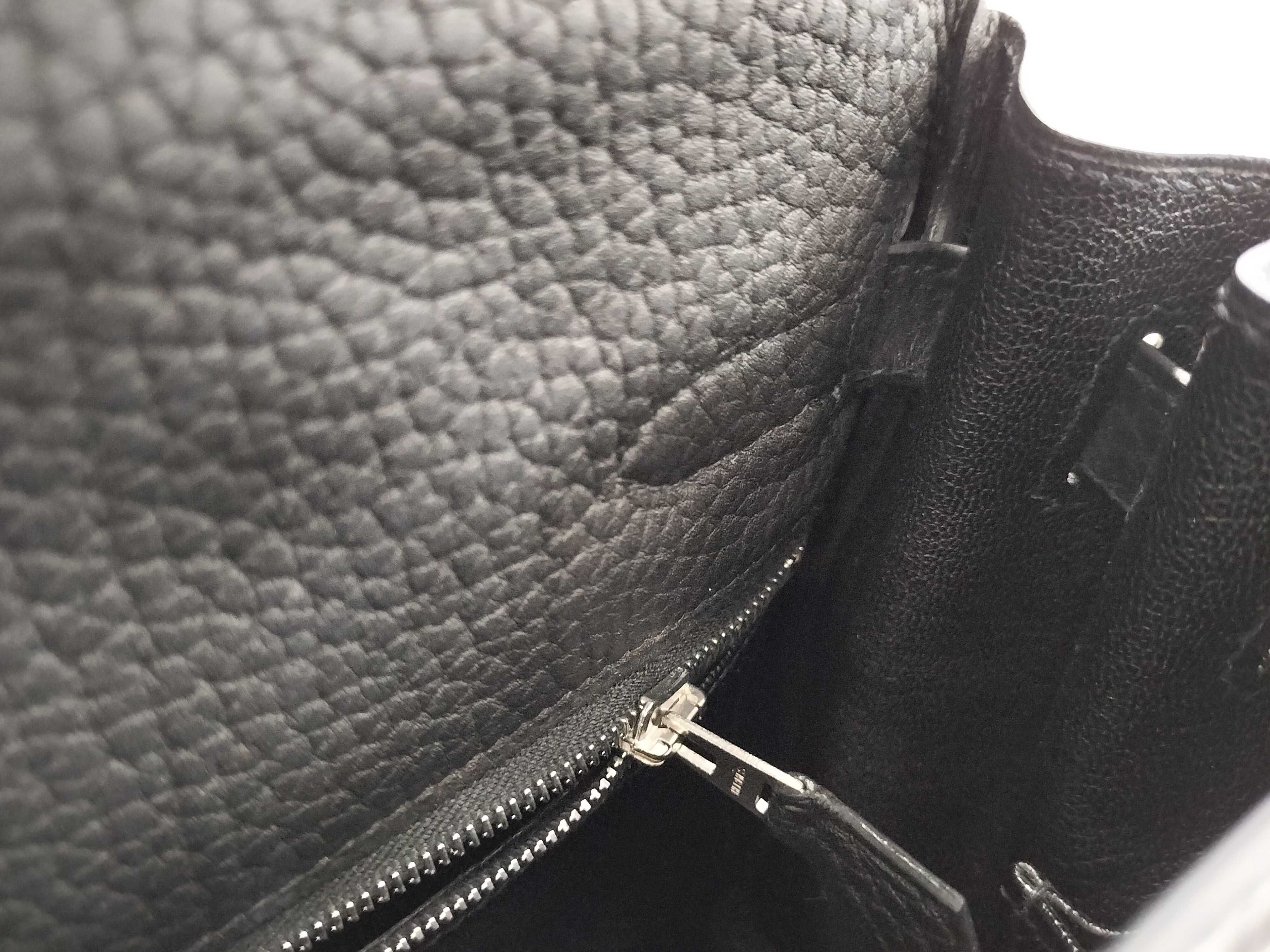 【水曜終了】(10216_0035)HERMES ケリー 32 トリヨンクレマンス SV金具 【刻印有】□H ハンドバッグ