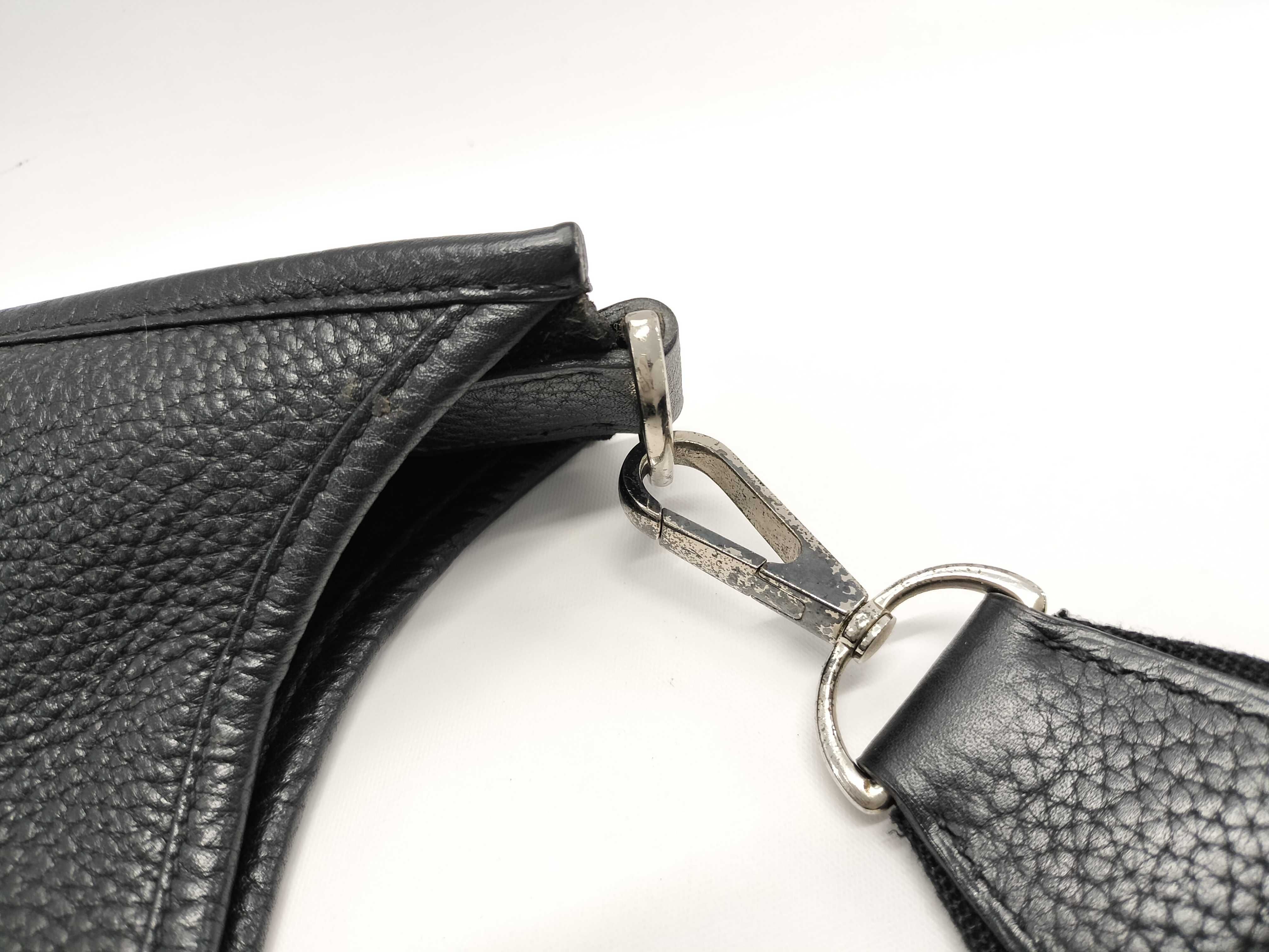 【水曜終了】(10216_0096)HERMES エヴリン I □L ノワール ショルダーバッグ