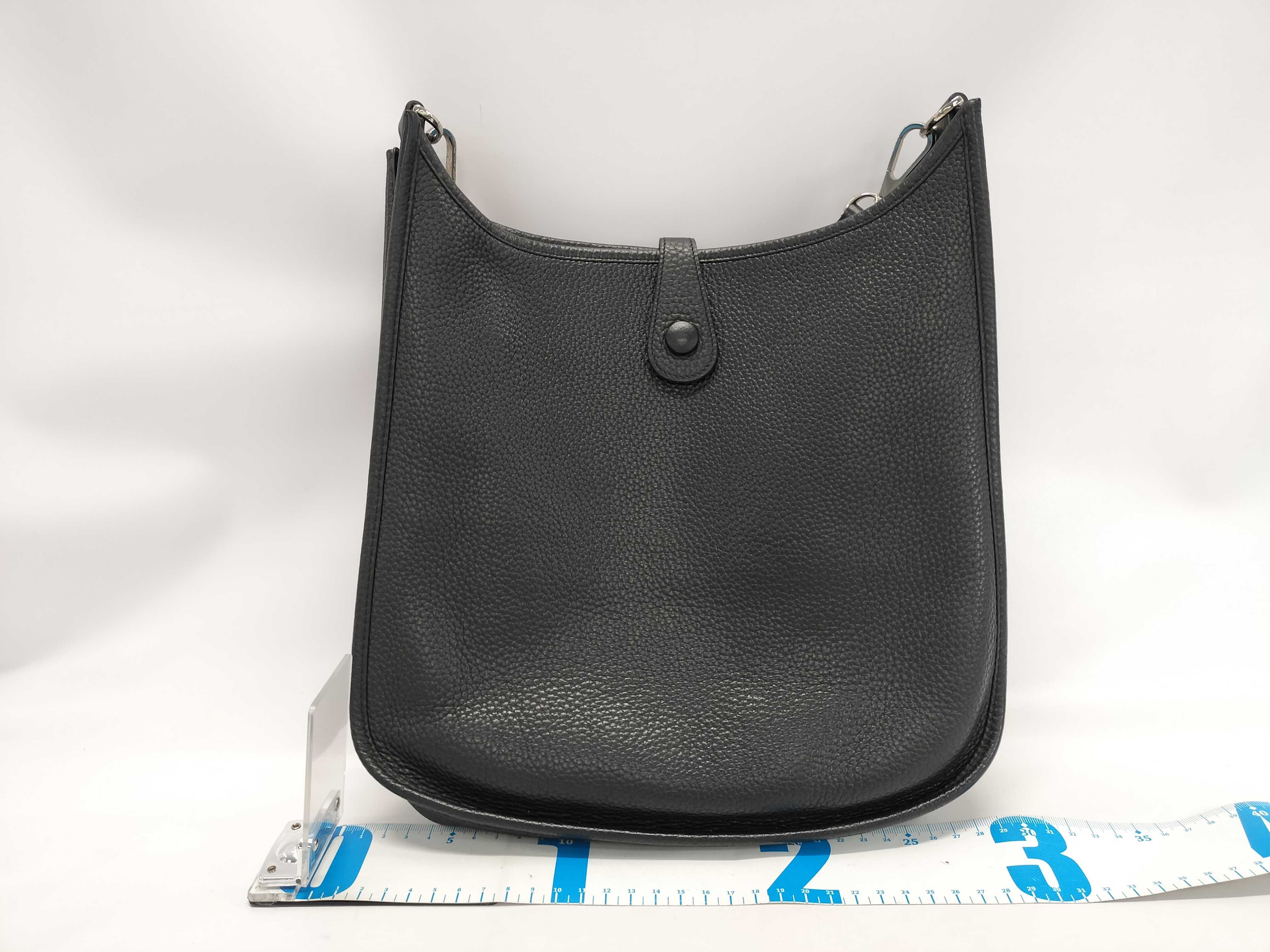 【水曜終了】(10216_0096)HERMES エヴリン I □L ノワール ショルダーバッグ