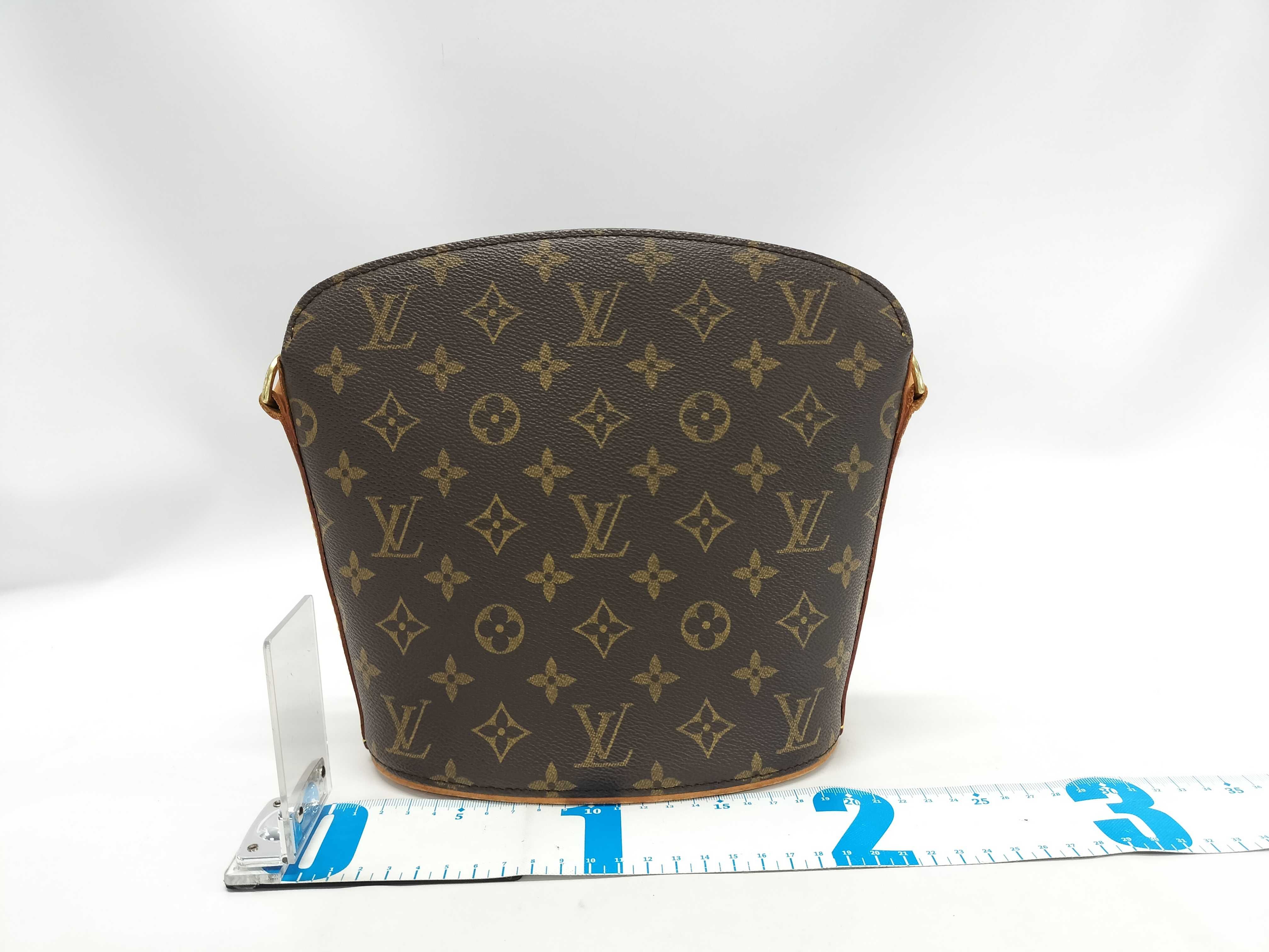 【水曜終了】(10229_0311)LOUIS VUITTON モノグラム M51290 ドルーオ ショルダーバッグ