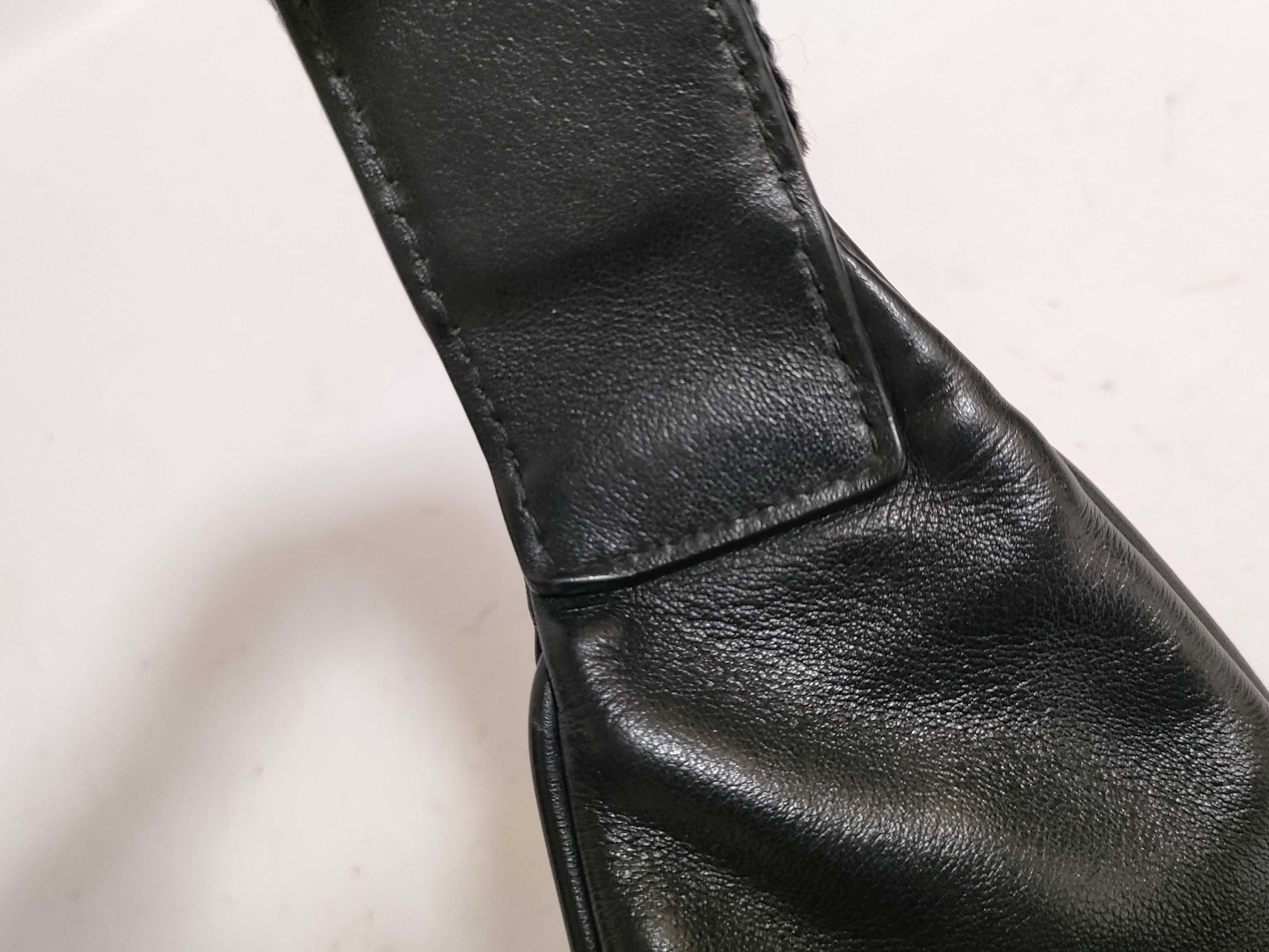 【水曜終了】(10698_0170)PRADA プラダ オールレザー ウエストバッグ ボディバッグ ロゴプレート ショルダーバッグ