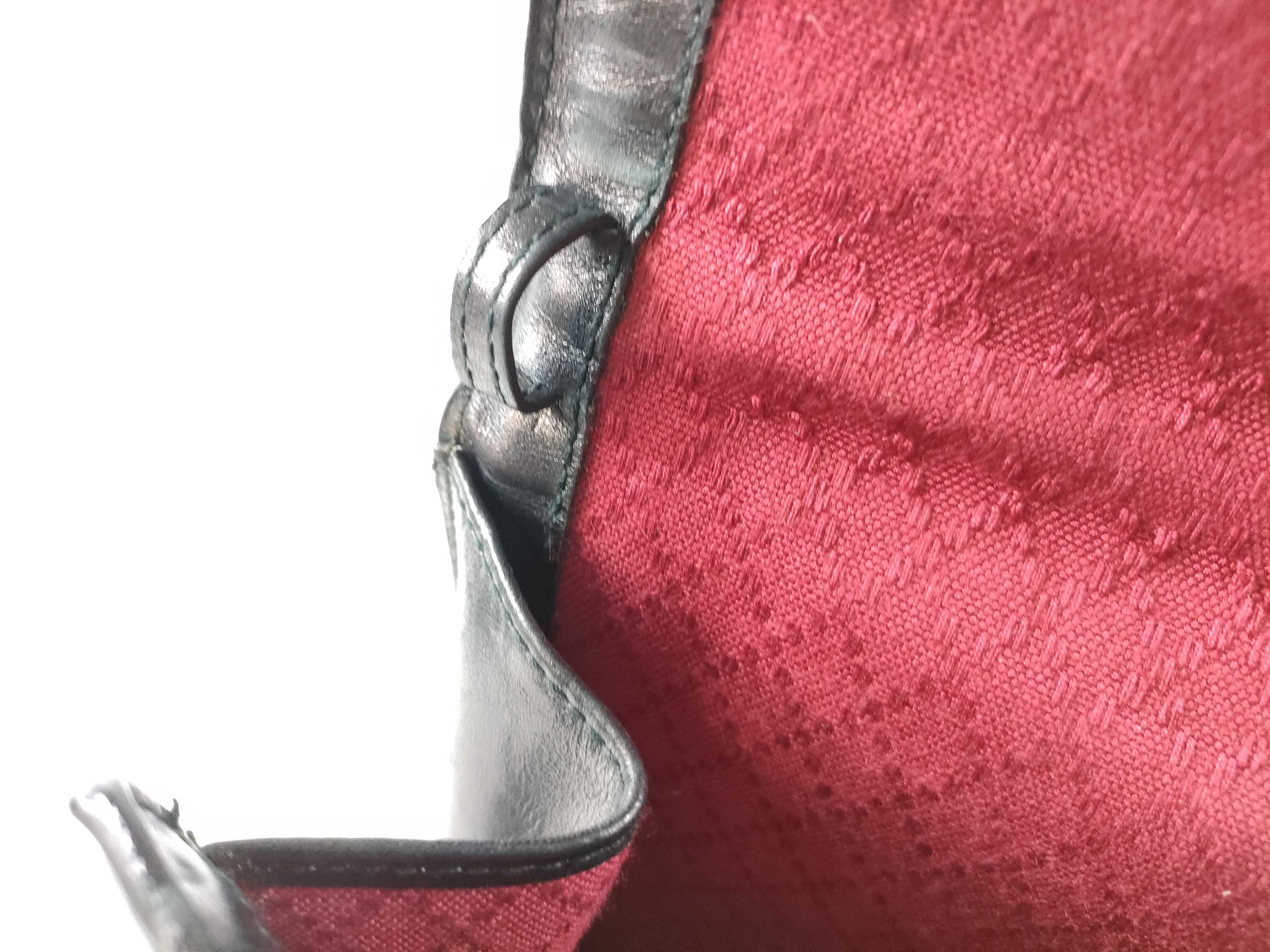 【水曜終了】(10709_0030)GUCCI グッチ シェリーライン GGキャンバス 2wayクラッチバッグ ブラック