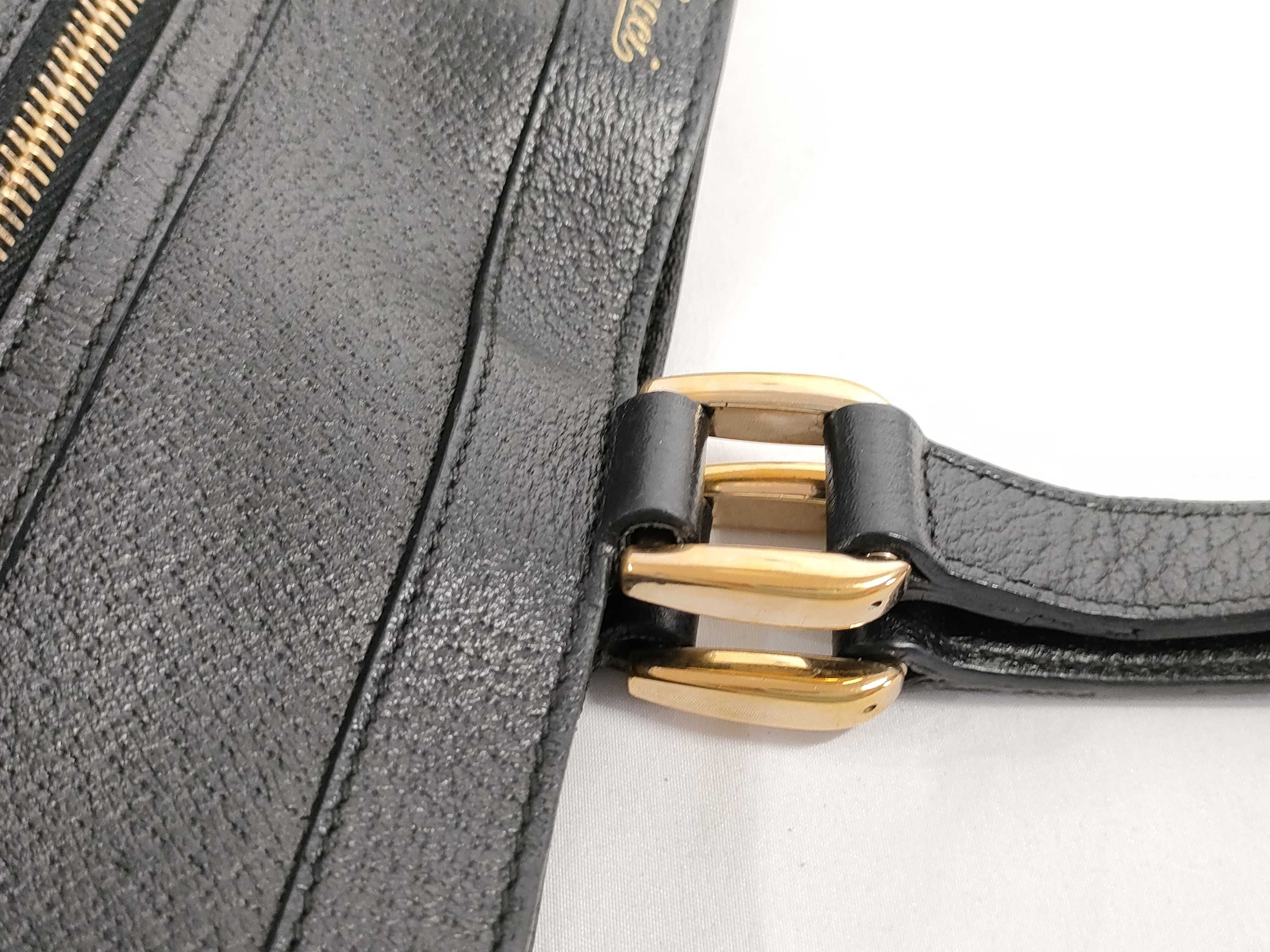 【水曜終了】(10698_0021)GUCCI グッチ トートバック レザー無地 2ポケット トートバッグ