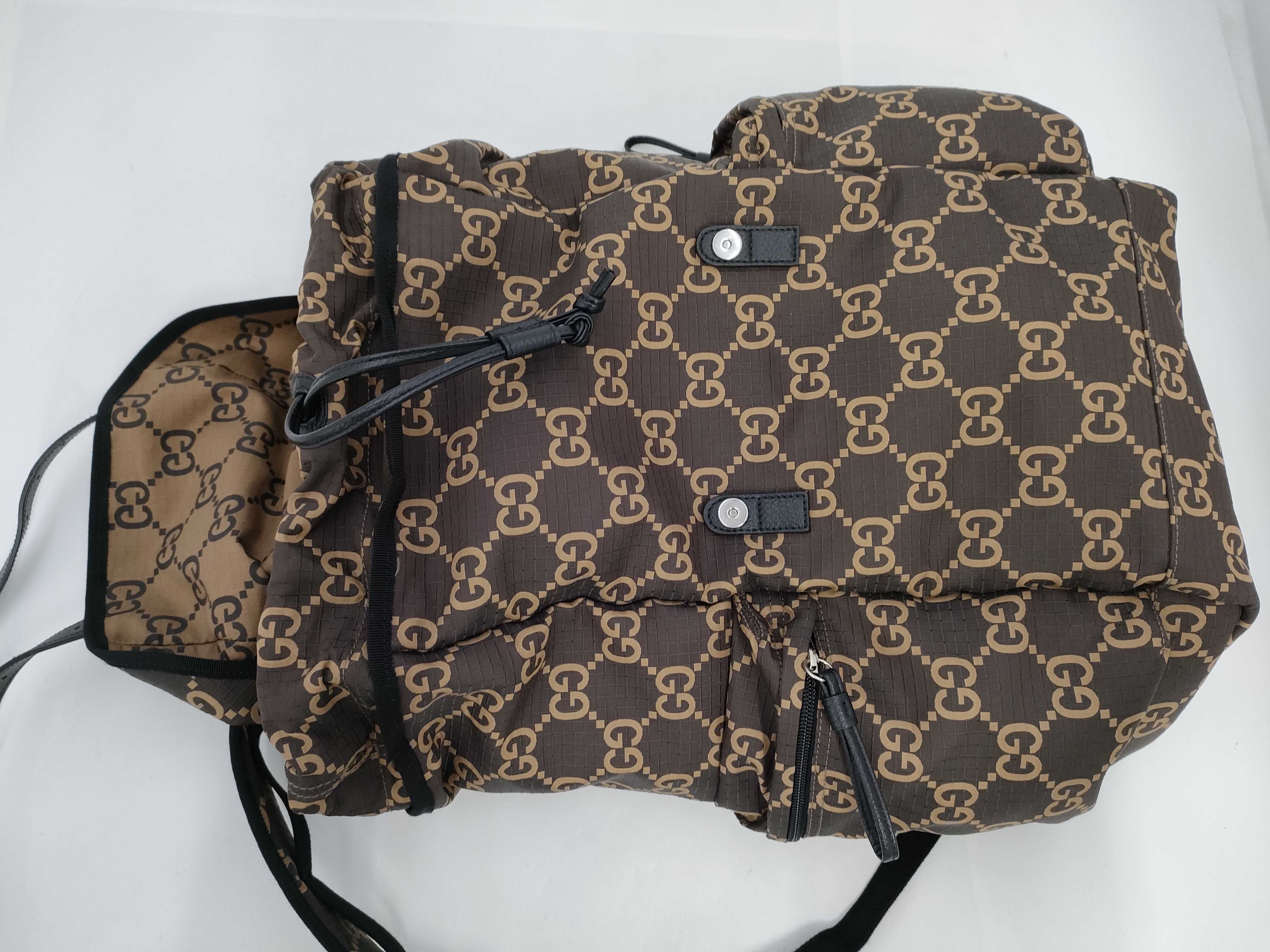 【水曜終了】(10698_0002)GUCCI GGラージ リップストップ リュック 日本限定モデル リュックサック