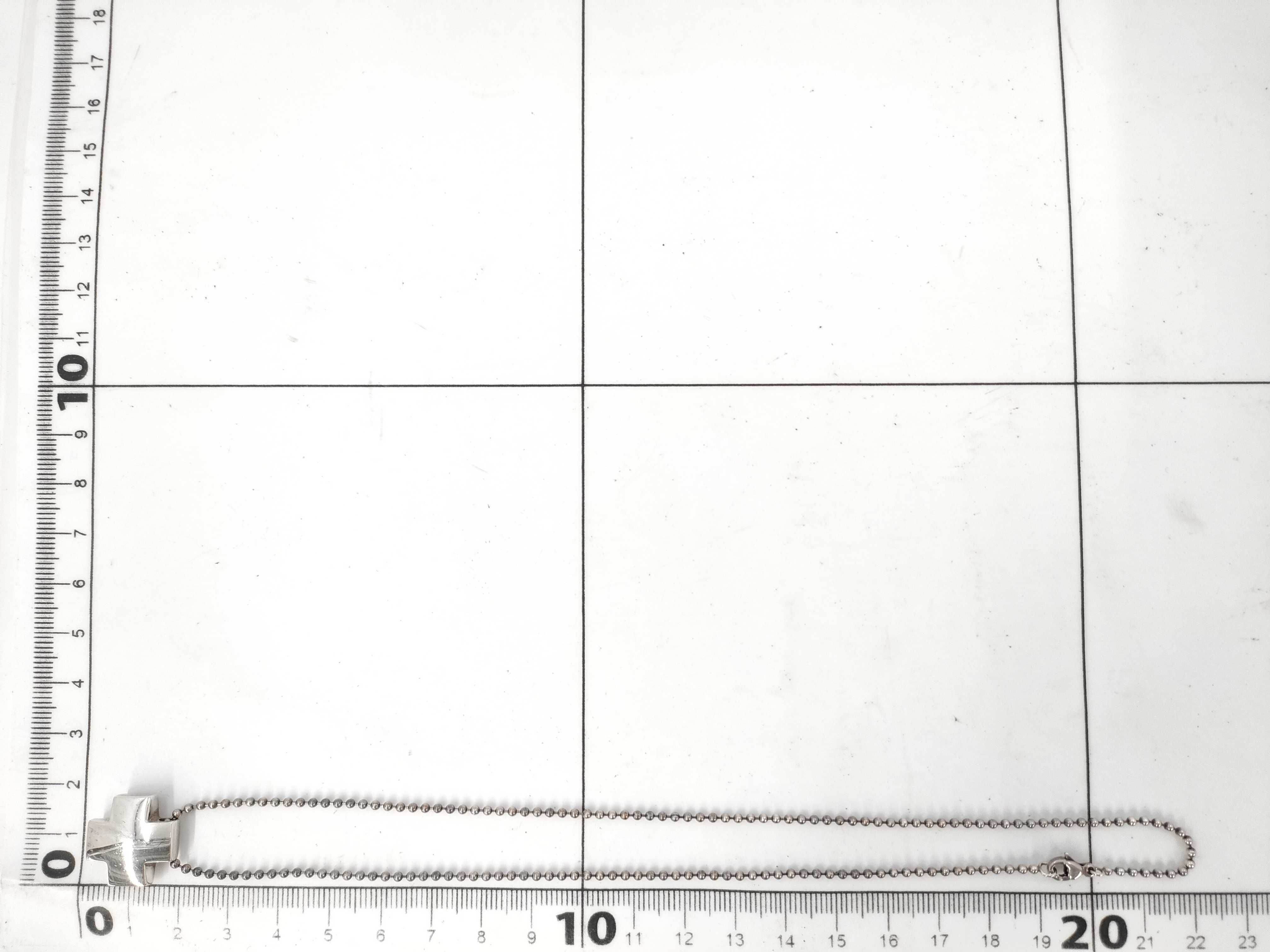 【水曜終了】(10700_0124)Tiffany&Co. ティファニー クロス ネックレス