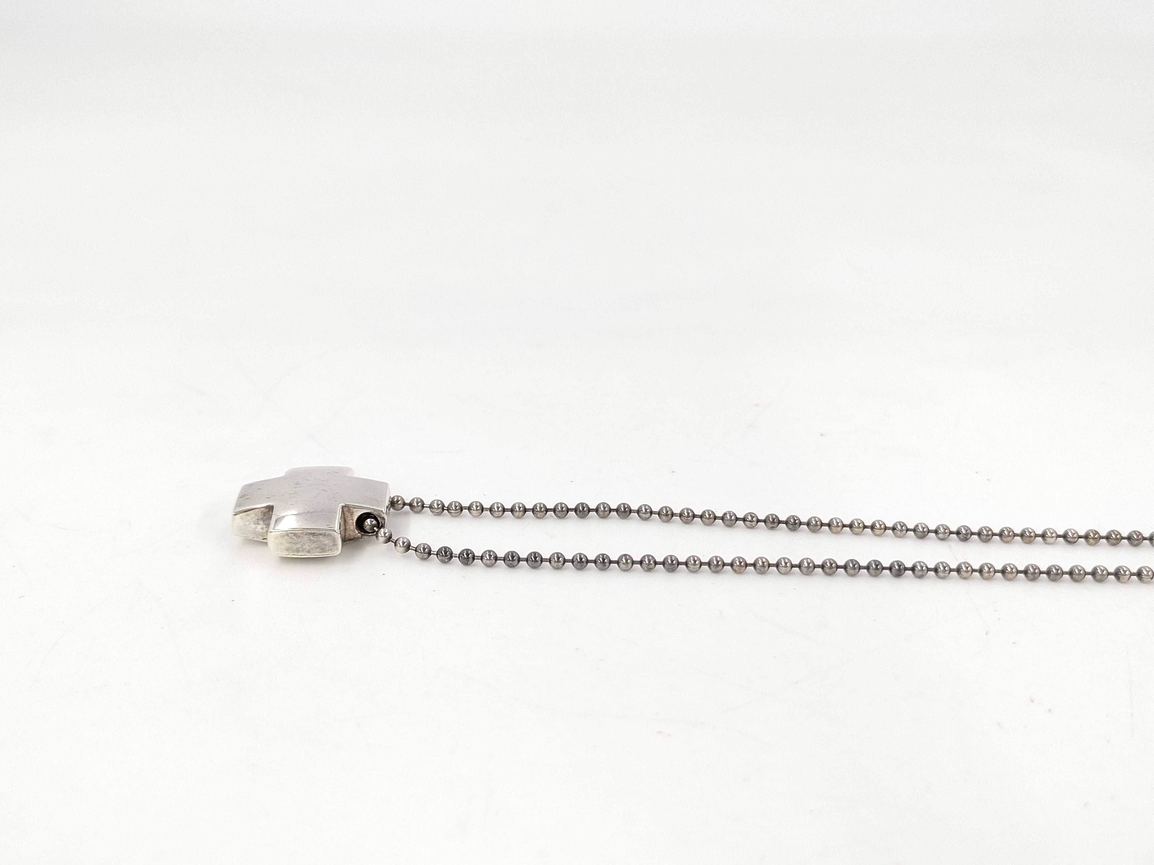 【水曜終了】(10700_0124)Tiffany&Co. ティファニー クロス ネックレス