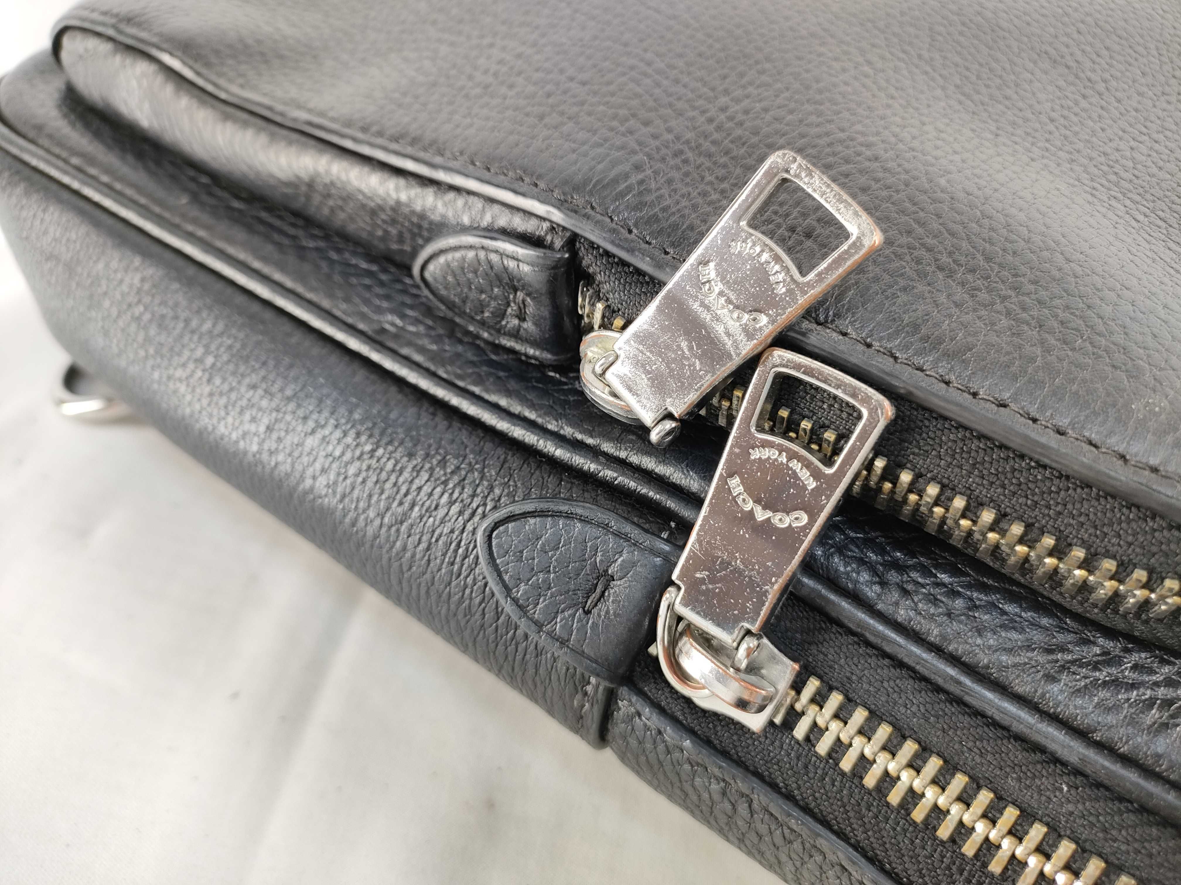 【水曜終了】(10699_0077)COACH ボディバッグ メンズ レザー ショルダーバッグ