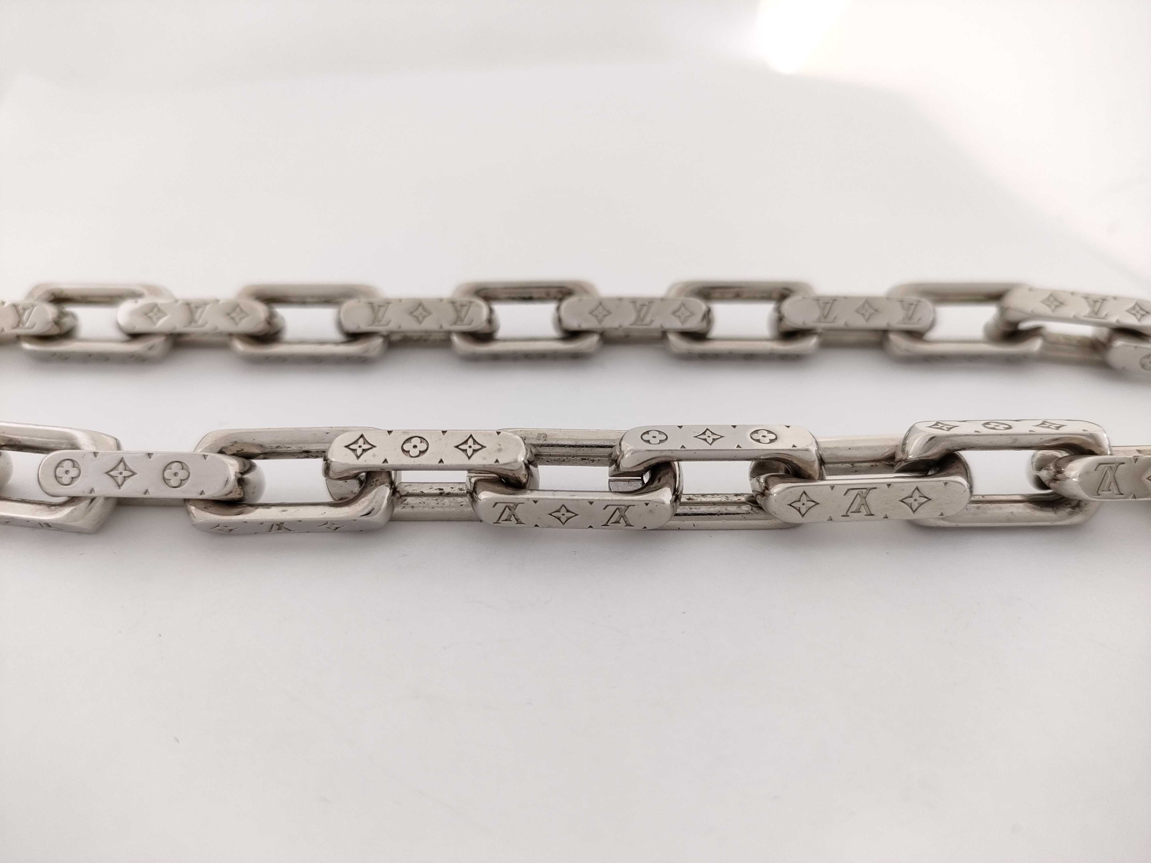 【水曜終了】(10826_0116)LOUIS VUITTON M00307 コリエ チェーン ネックレス