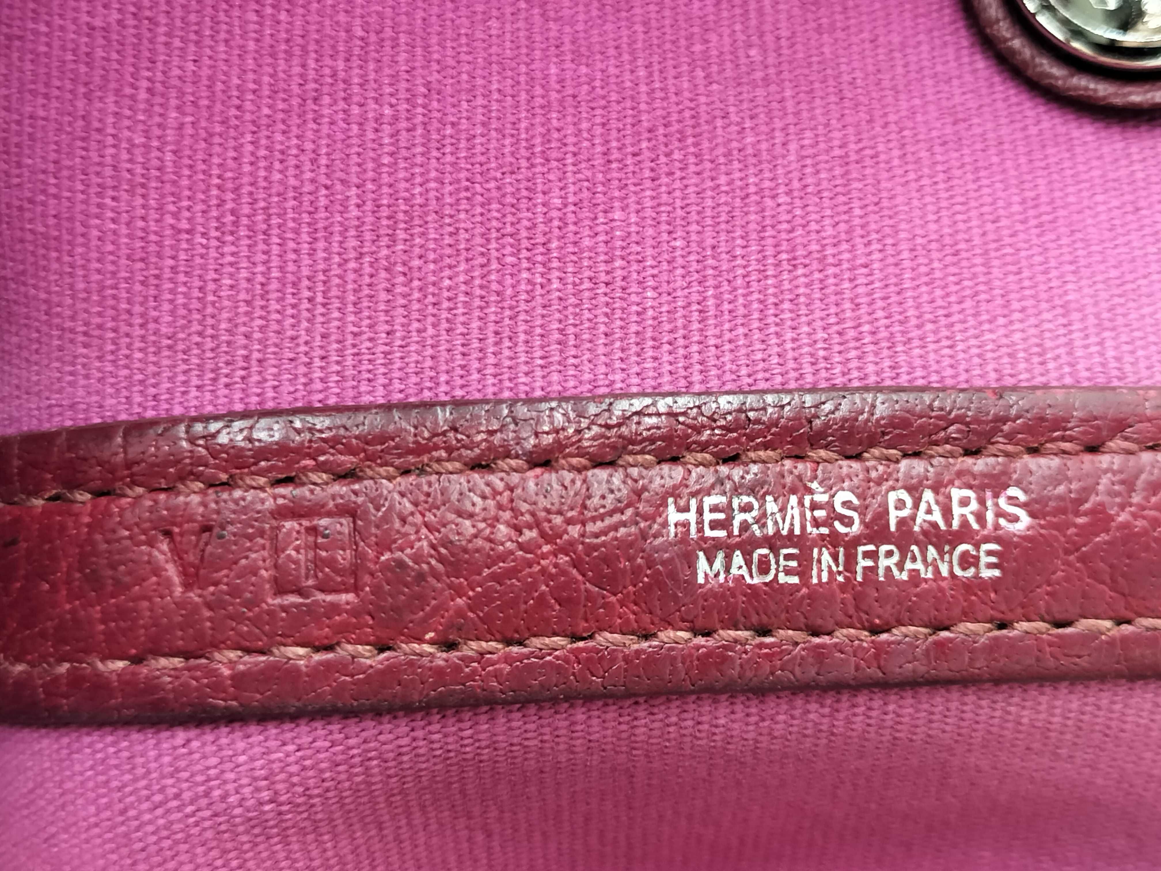 【水曜終了】(10943_0004)HERMES エルメス ガーデンパーティ ハンドバッグ
