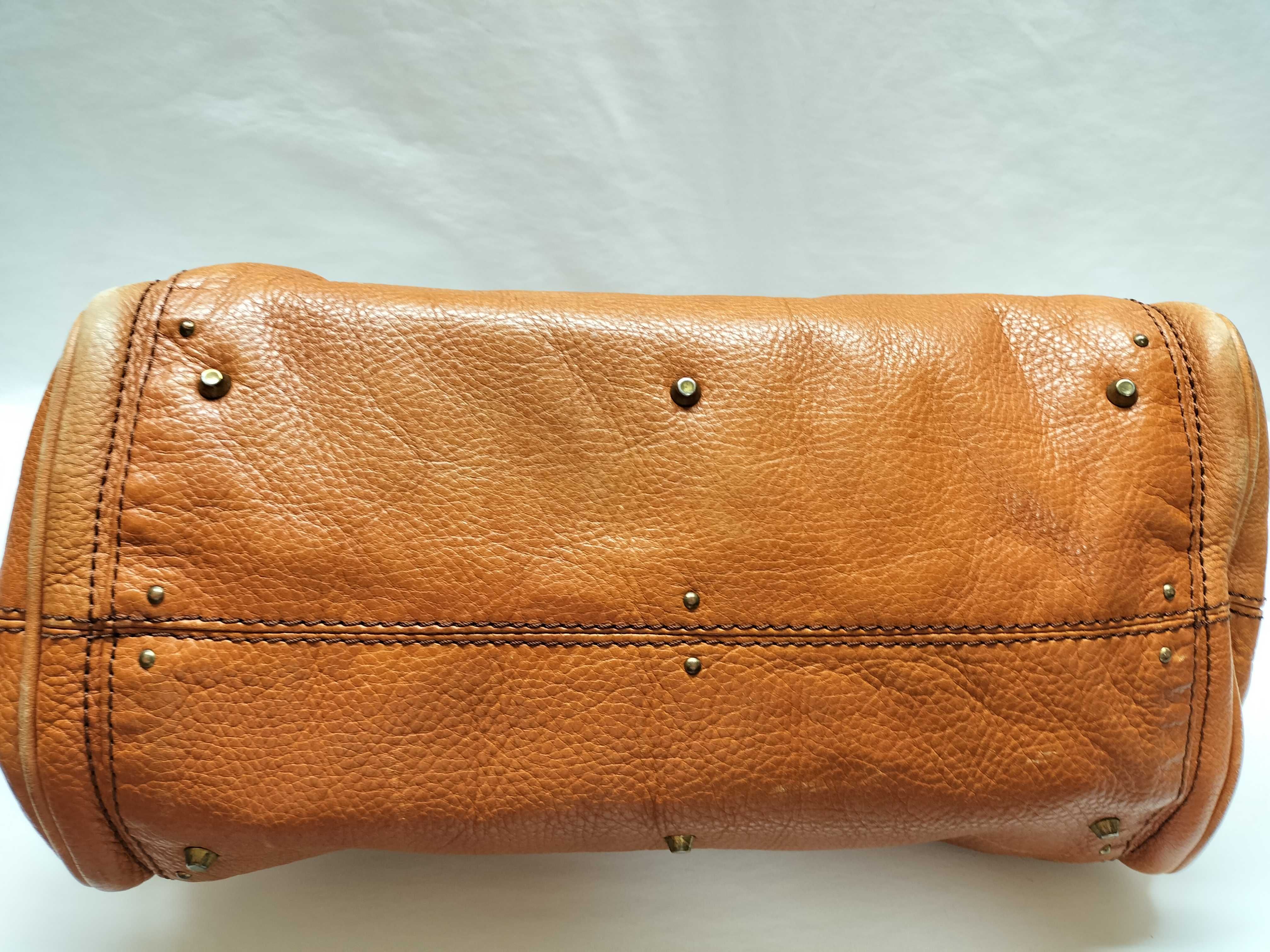 【水曜終了】(10699_0096)chloe Chloe クロエ パディントン レザー パドロック カデナ 南京錠 トートバッグ ハンドバッグ