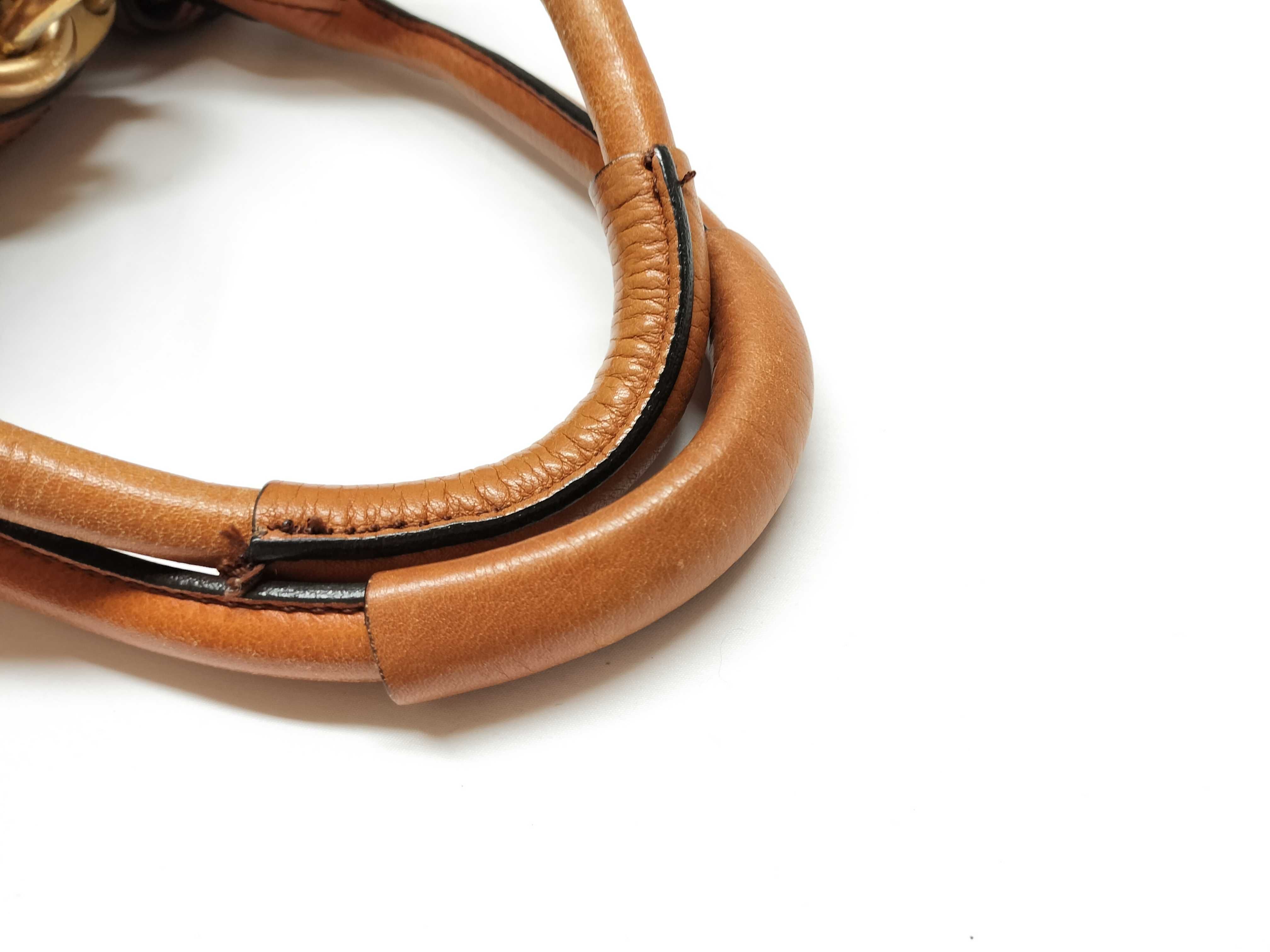 【水曜終了】(10699_0096)chloe Chloe クロエ パディントン レザー パドロック カデナ 南京錠 トートバッグ ハンドバッグ