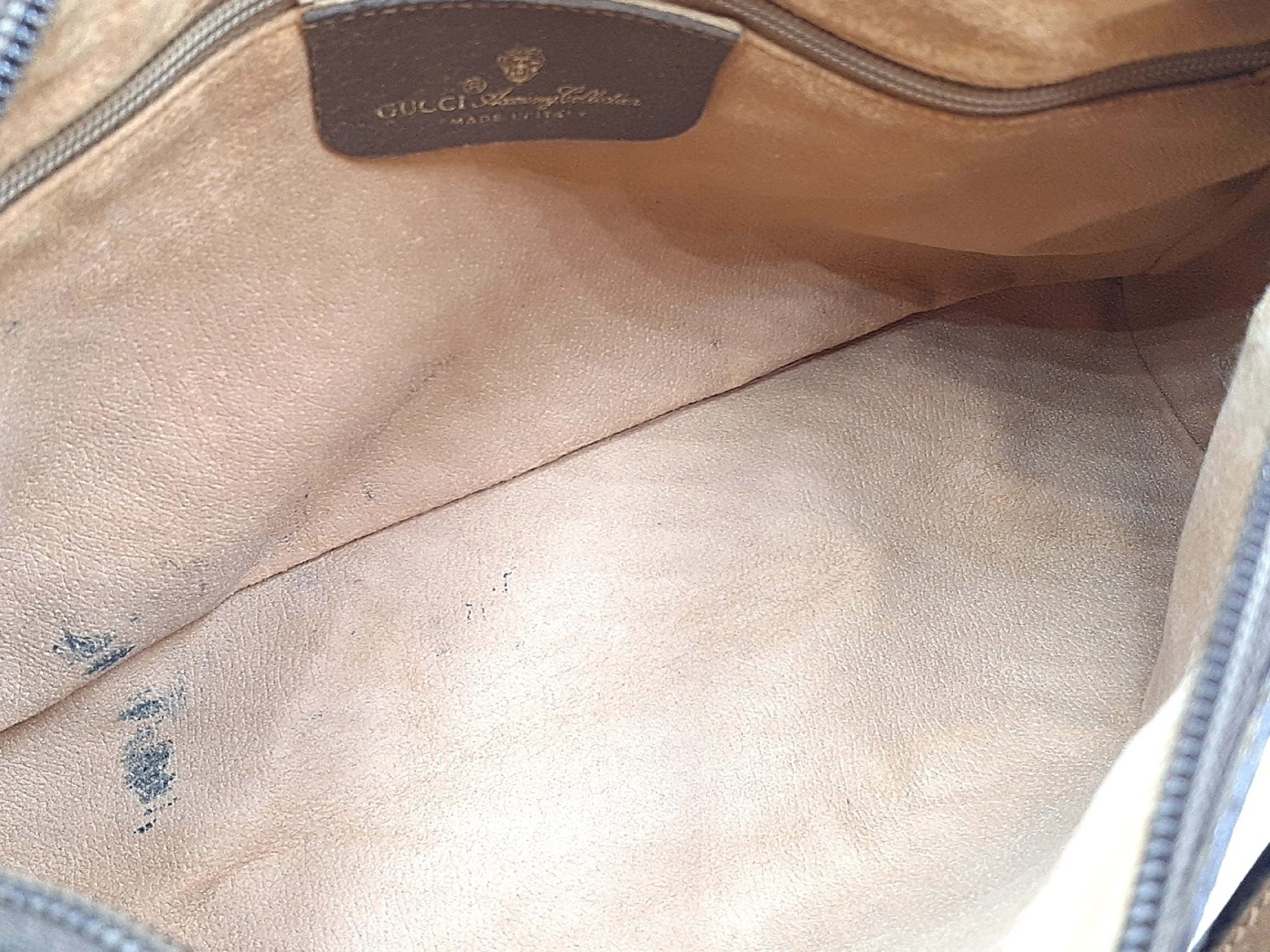 【水曜終了】(10827_0026)GUCCI GGスプリーム シェリーライン ゴールド金具 ショルダーバッグ