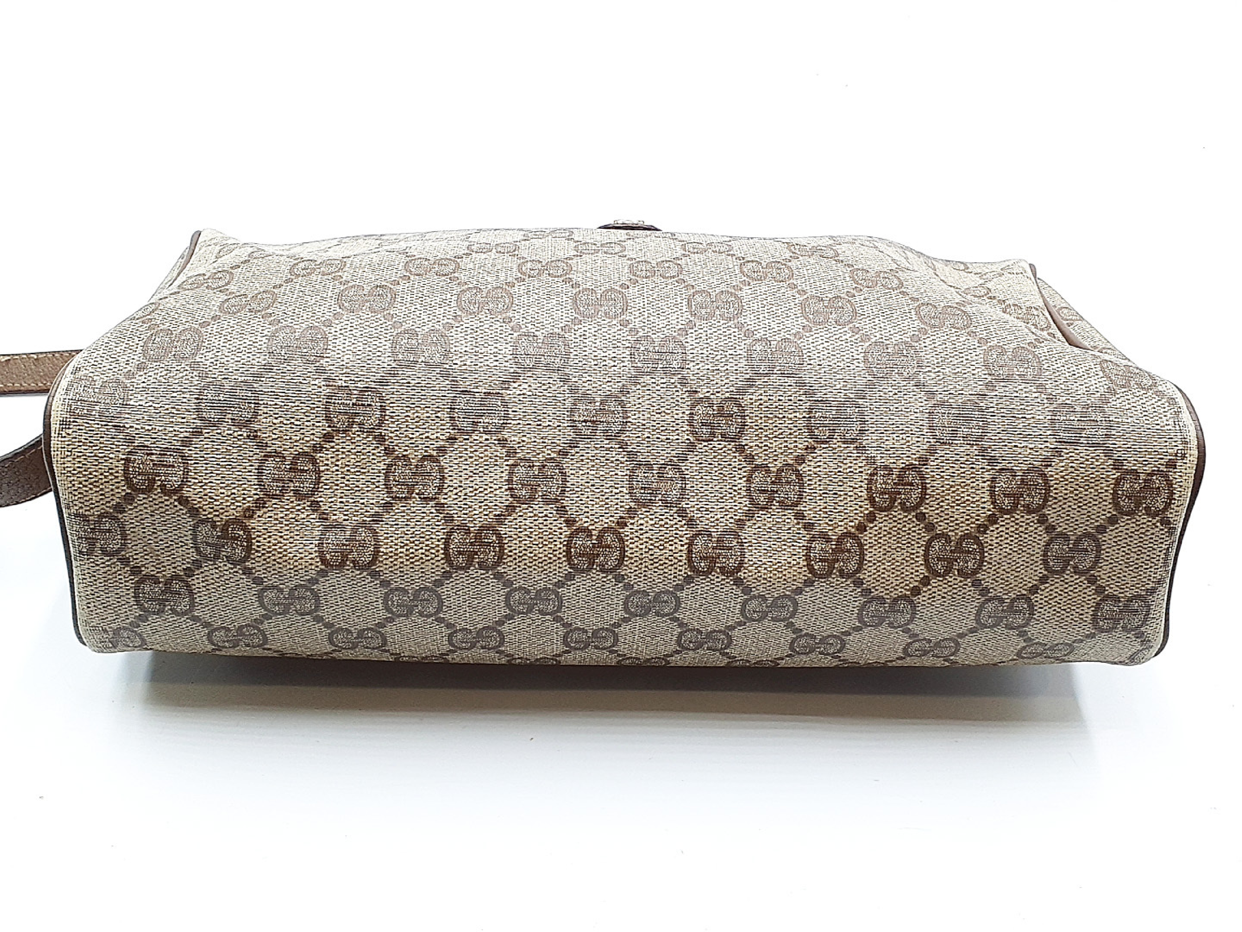 【水曜終了】(10827_0026)GUCCI GGスプリーム シェリーライン ゴールド金具 ショルダーバッグ