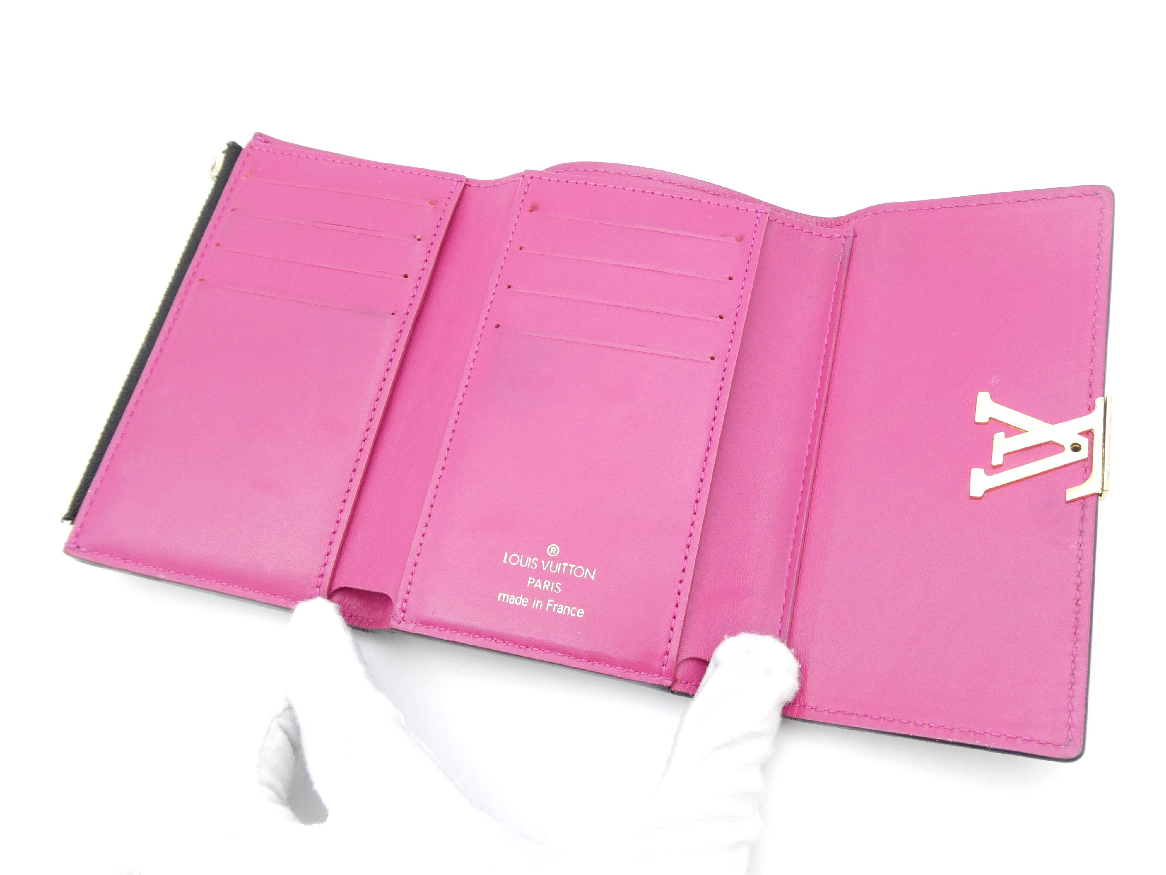 【水曜終了】(10708_0163)LOUIS VUITTON ポルトフォイユカプシーヌ コンパクト 財布