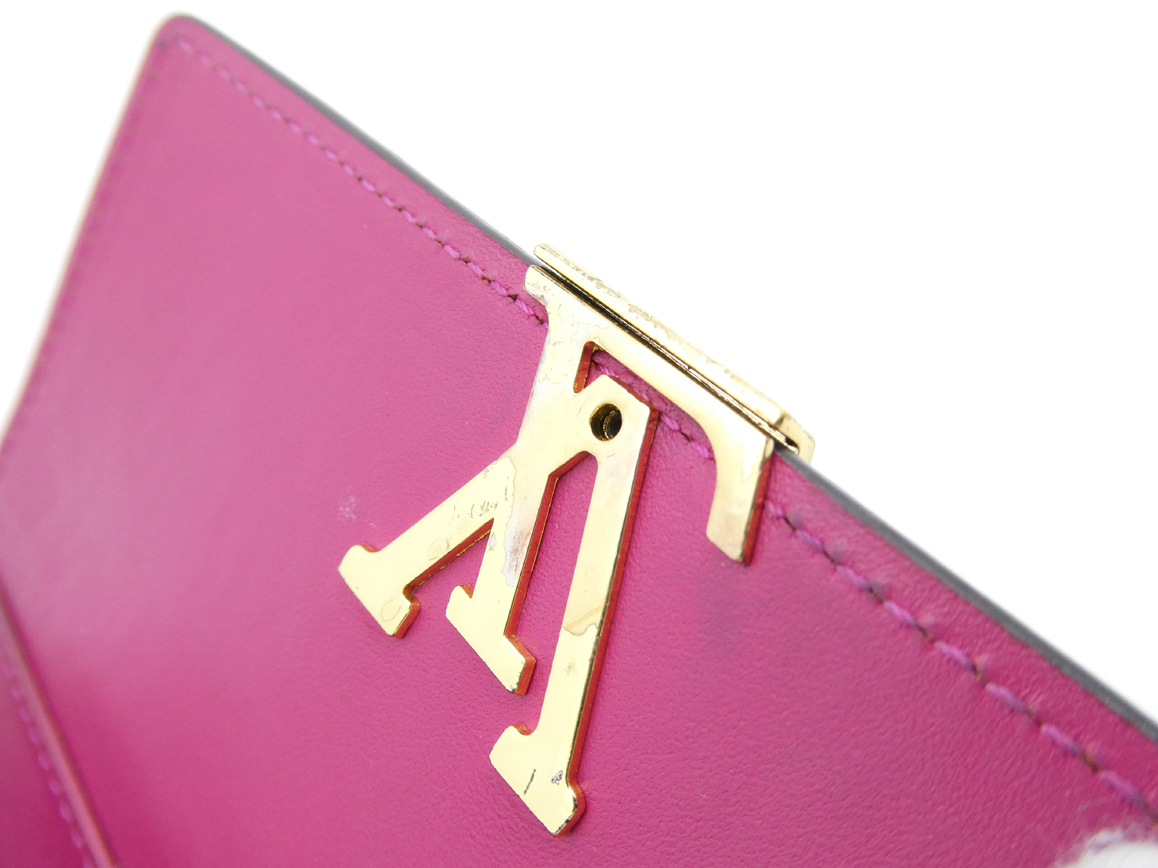 【水曜終了】(10708_0163)LOUIS VUITTON ポルトフォイユカプシーヌ コンパクト 財布