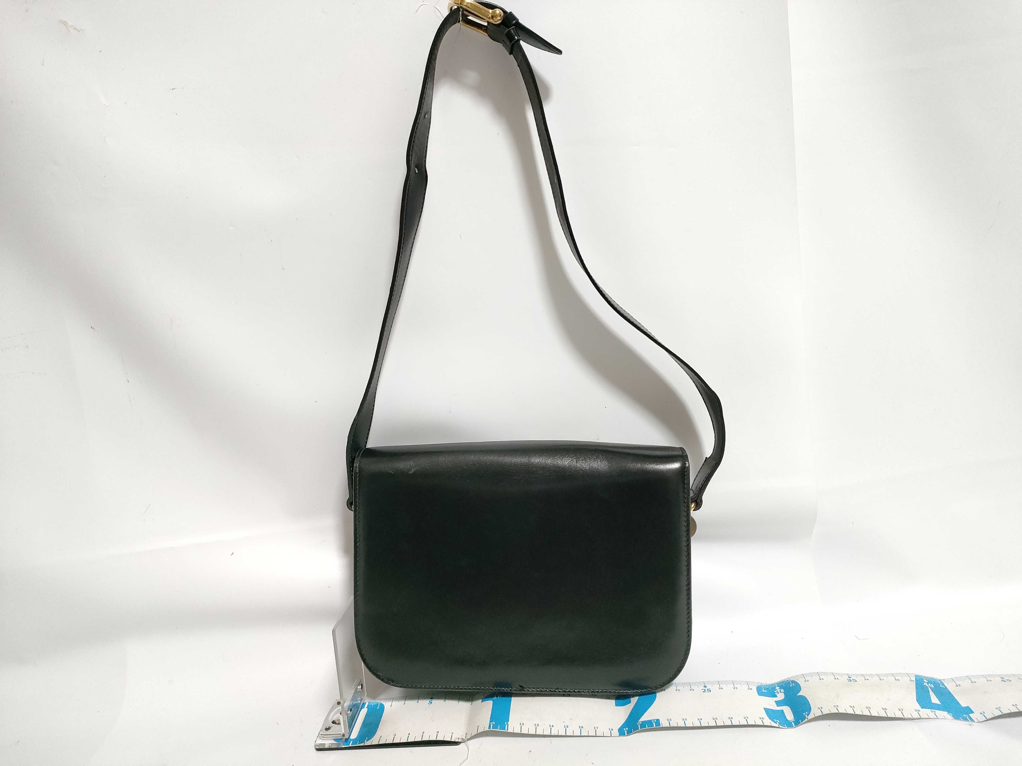 【水曜終了】(10709_0070)CELINE セリーヌ ショルダーバッグ 黒