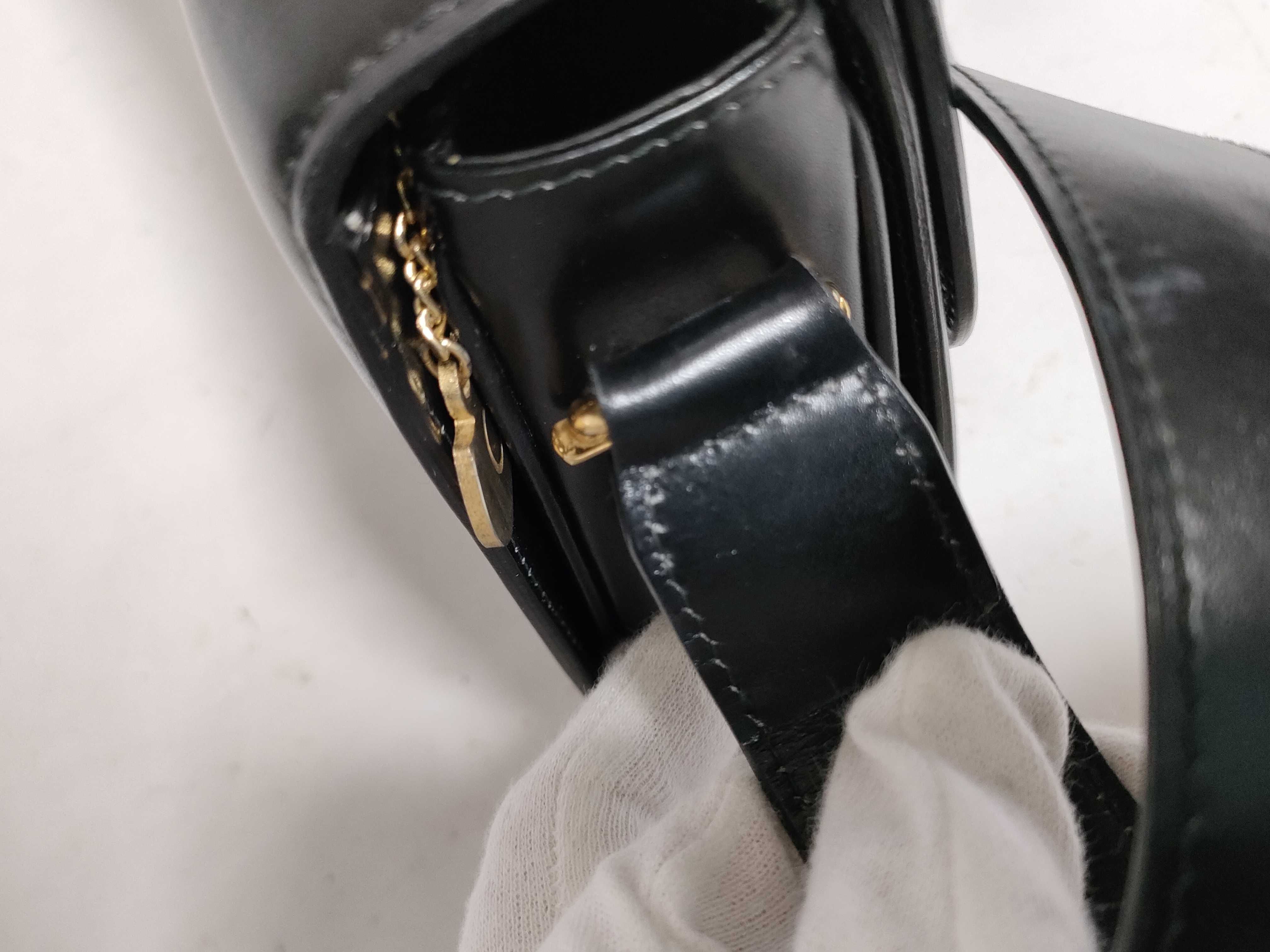 【水曜終了】(10709_0070)CELINE セリーヌ ショルダーバッグ 黒