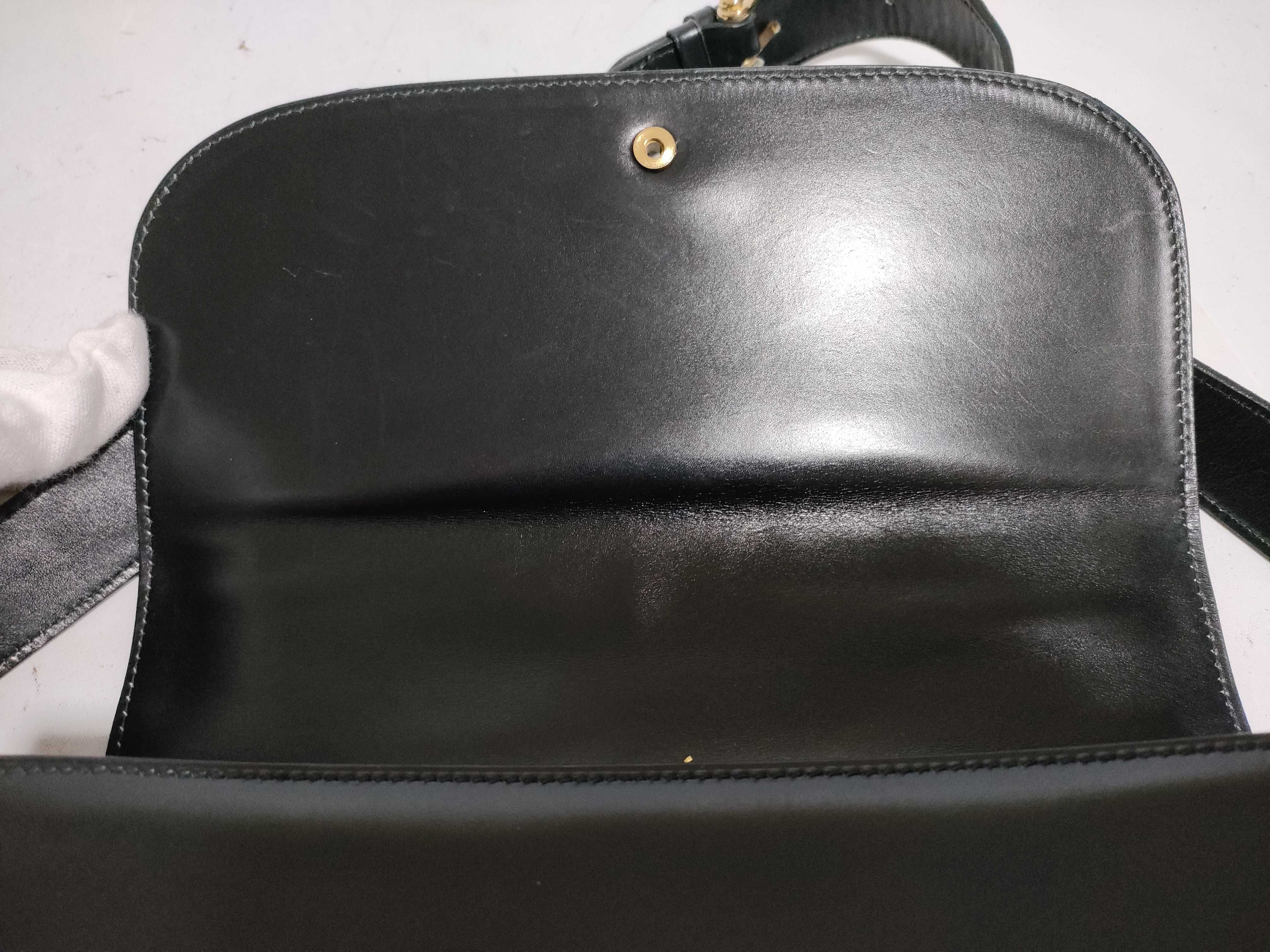 【水曜終了】(10709_0070)CELINE セリーヌ ショルダーバッグ 黒