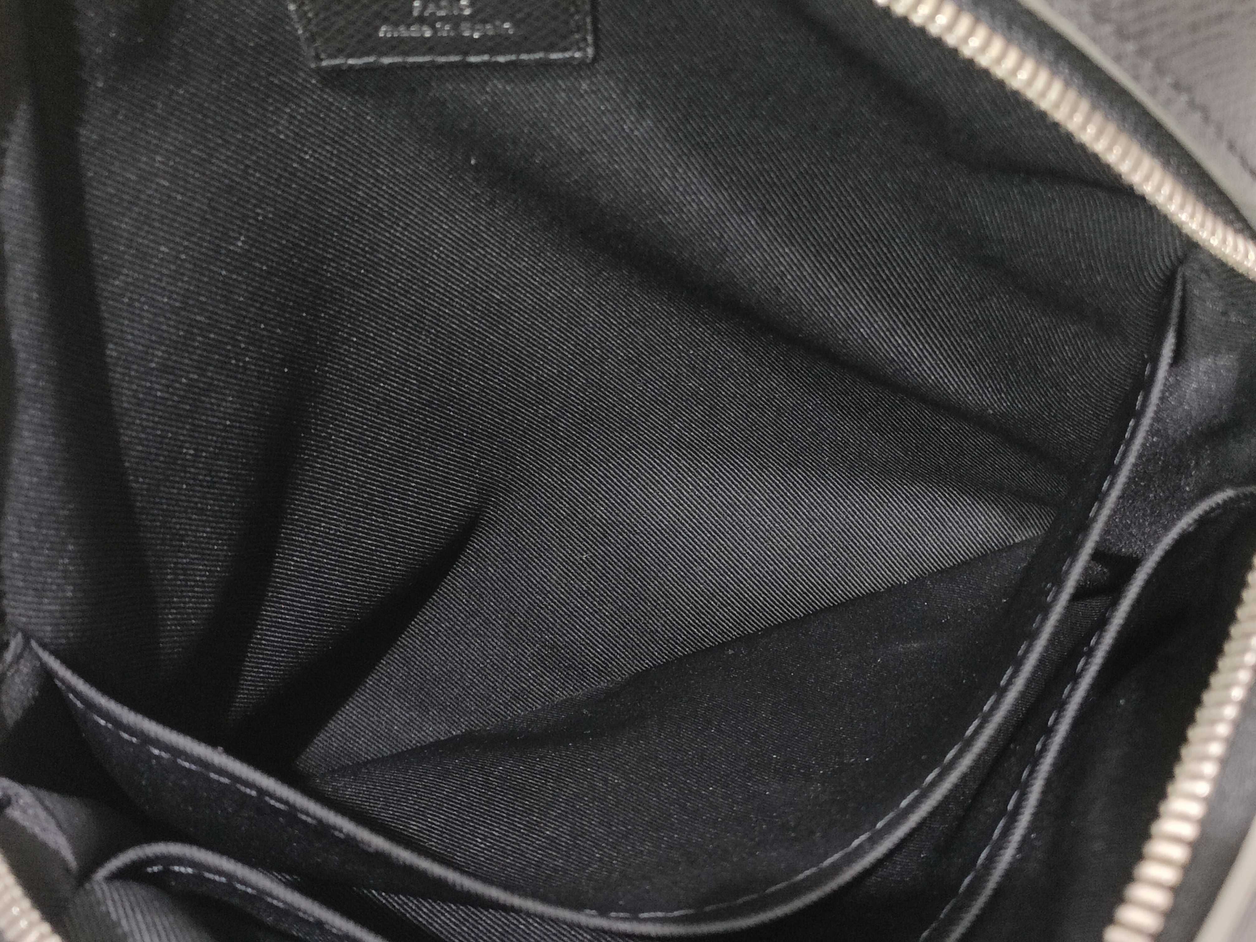 【水曜終了】(10708_0066)LOUIS VUITTON Louis Vuitton ルイヴィトン アントンポシェット ノワール タイガ バッグ ショルダーバッグ