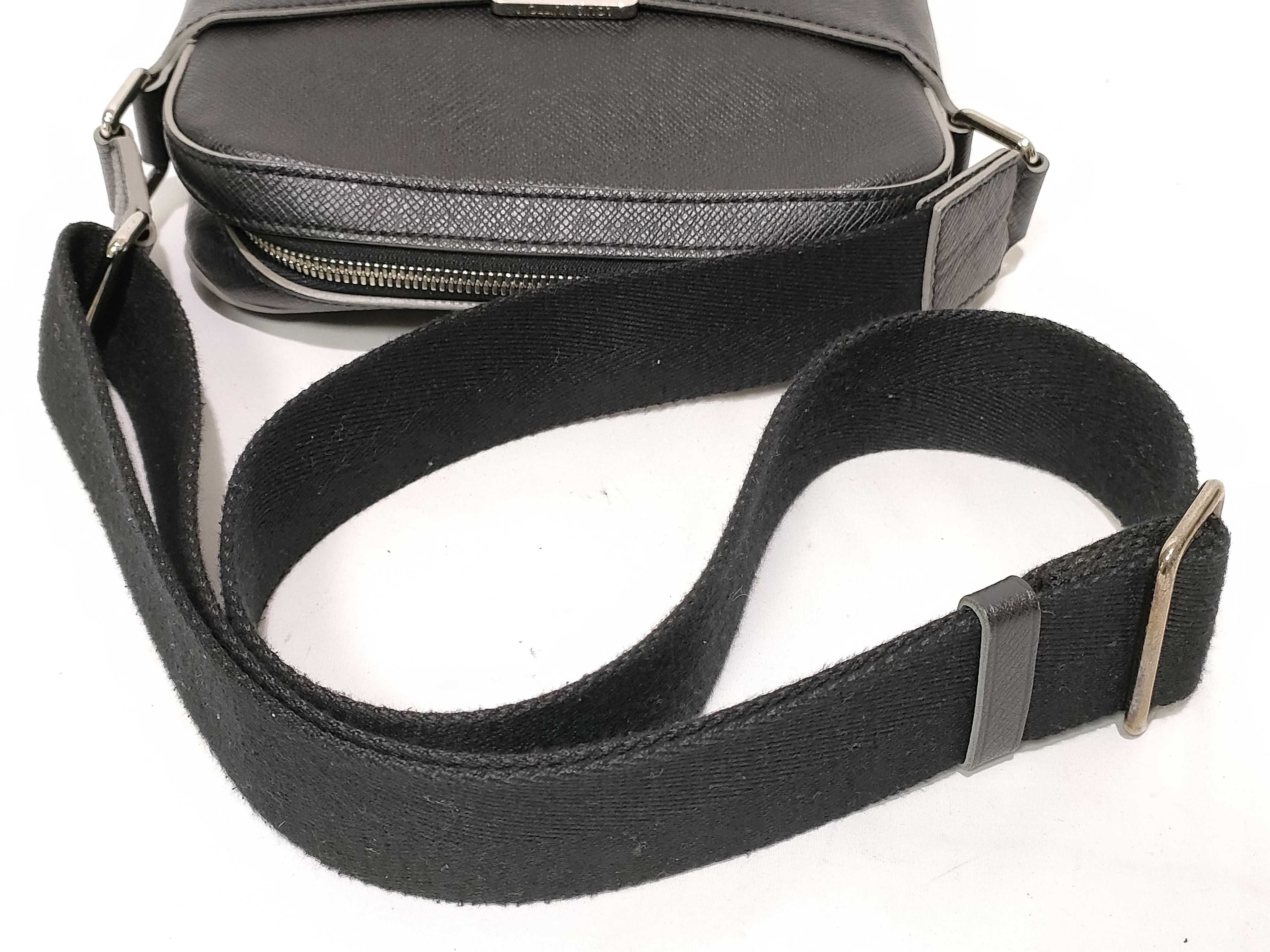 【水曜終了】(10708_0066)LOUIS VUITTON Louis Vuitton ルイヴィトン アントンポシェット ノワール タイガ バッグ ショルダーバッグ