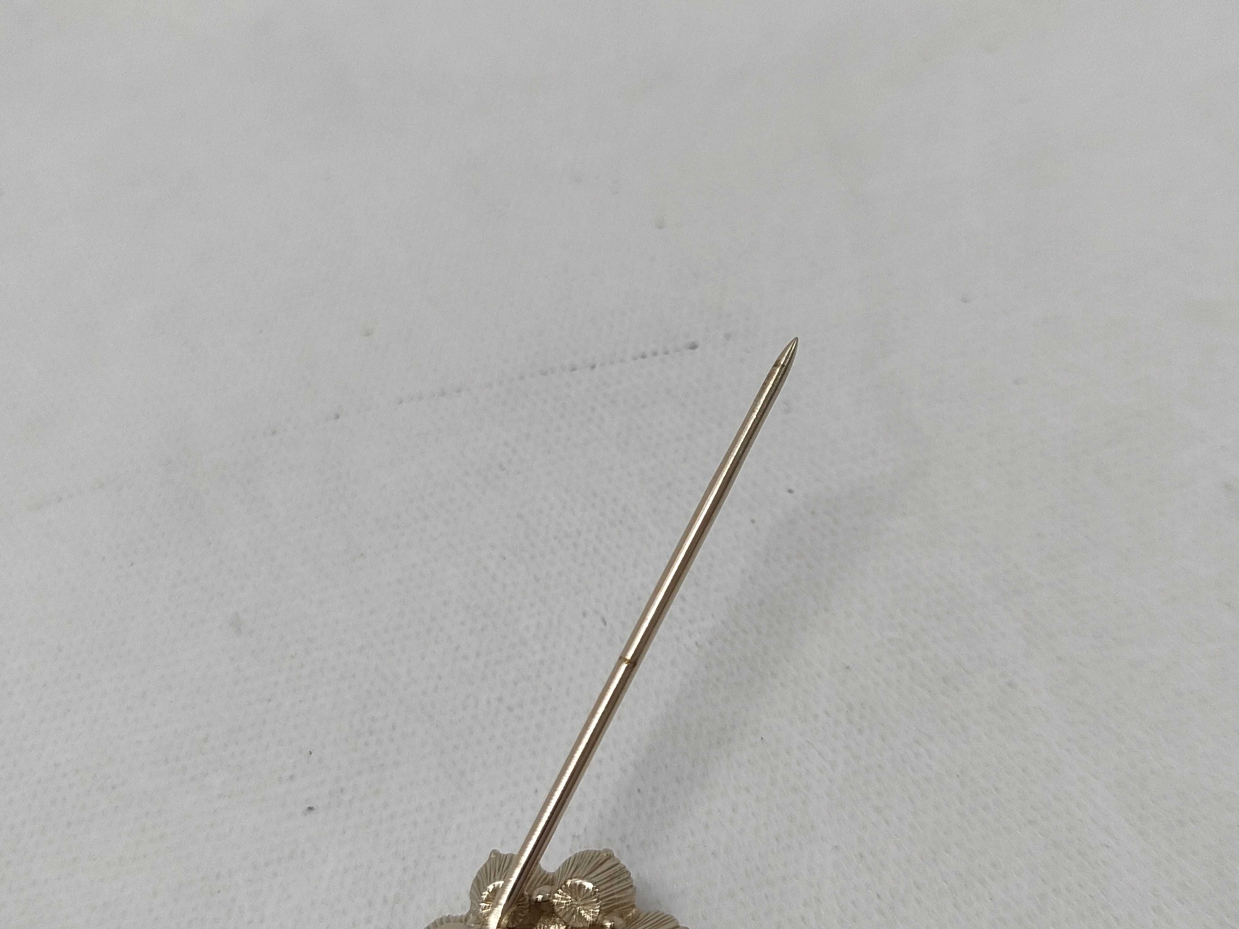 【水曜終了】(10814_0040)CHANEL シャネル ココマーク ラインストーン ブローチ B15A