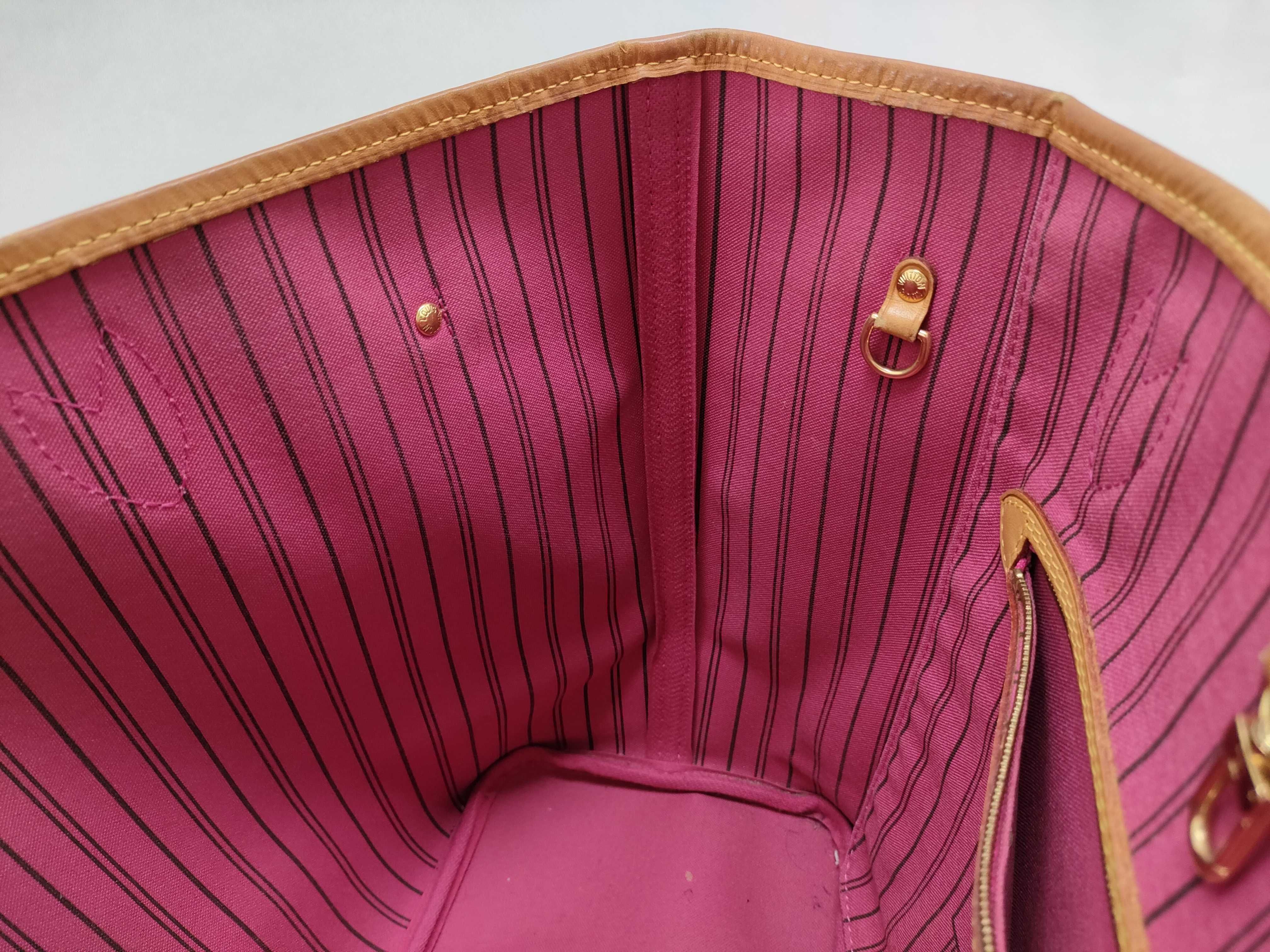 【水曜終了】(10708_0070)LOUIS VUITTON モノグラム ネヴァーフルMM ピヴォワンヌ M41178 トートバッグ