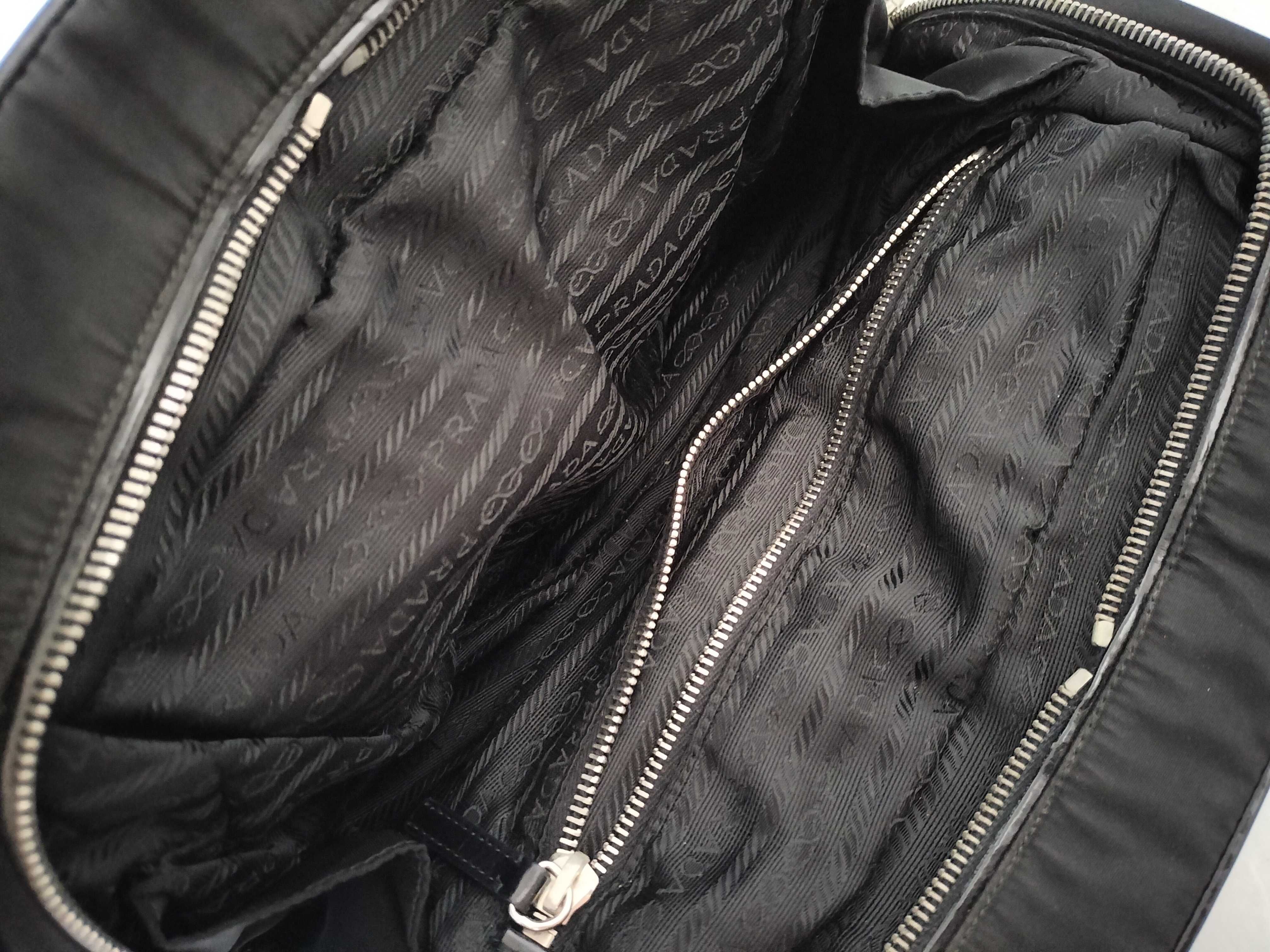 【水曜終了】(10827_0050)PRADA プラダ テスート ハンドバッグ ブラック