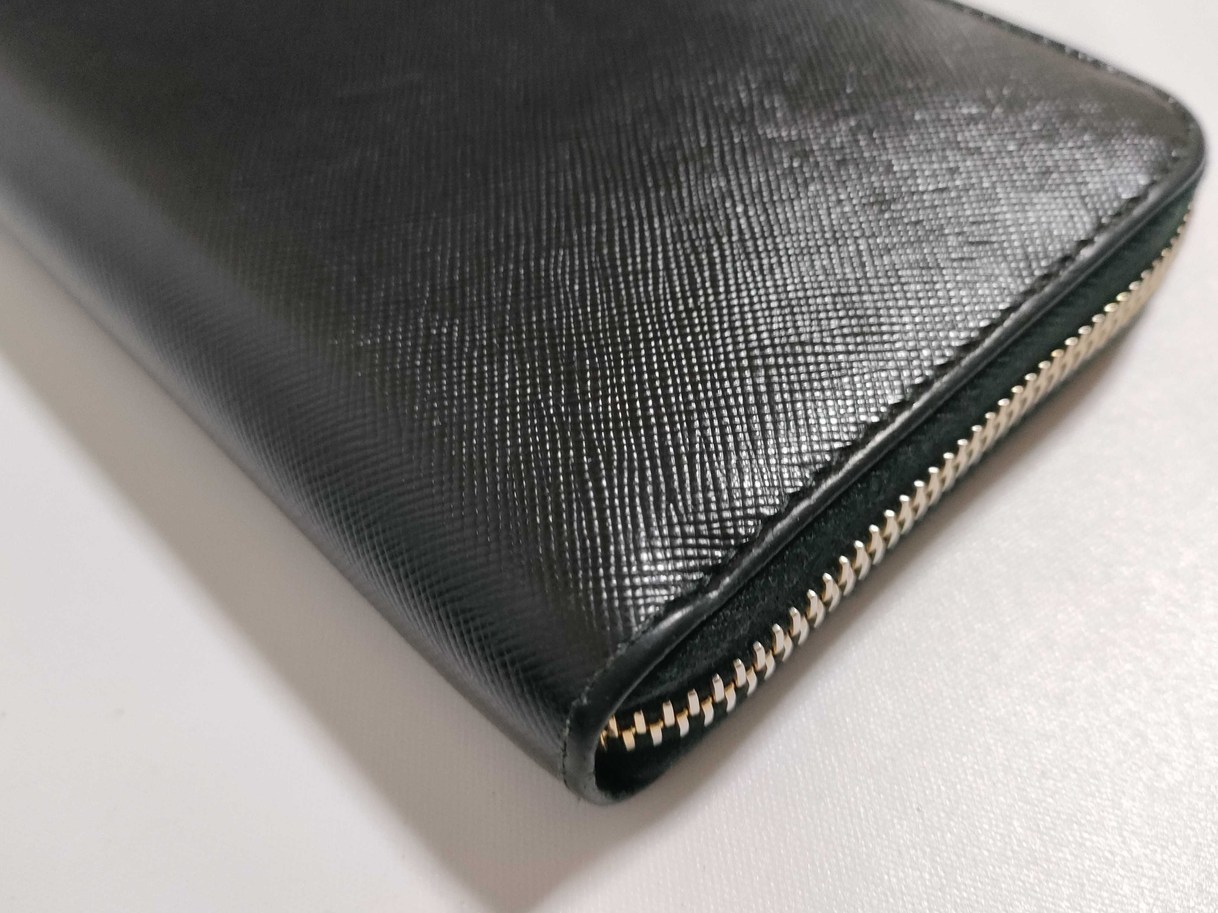 【水曜終了】(10709_0114)PRADA プラダ ラウンドジップ ウォレット 1ML506 サフィアーノ レザー ブラック 財布 長財布