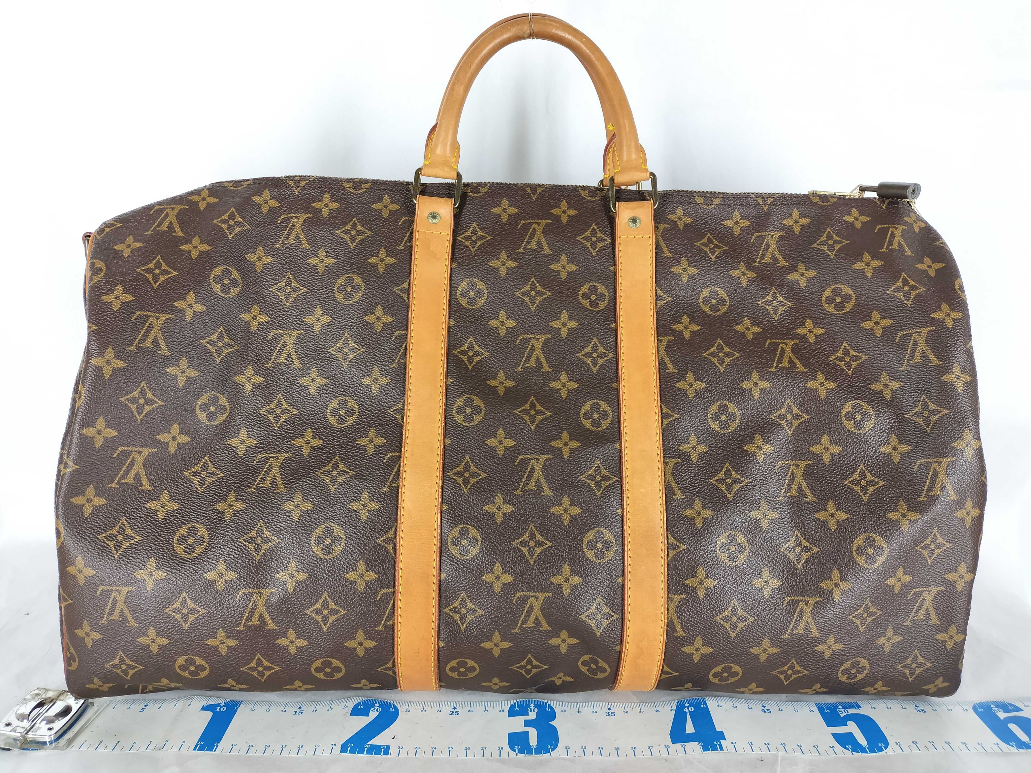 【水曜終了】(10708_0067)LOUIS VUITTON LV モノグラム キーポルバンドリエール55 M41414 SP1900 ボストンバッグ