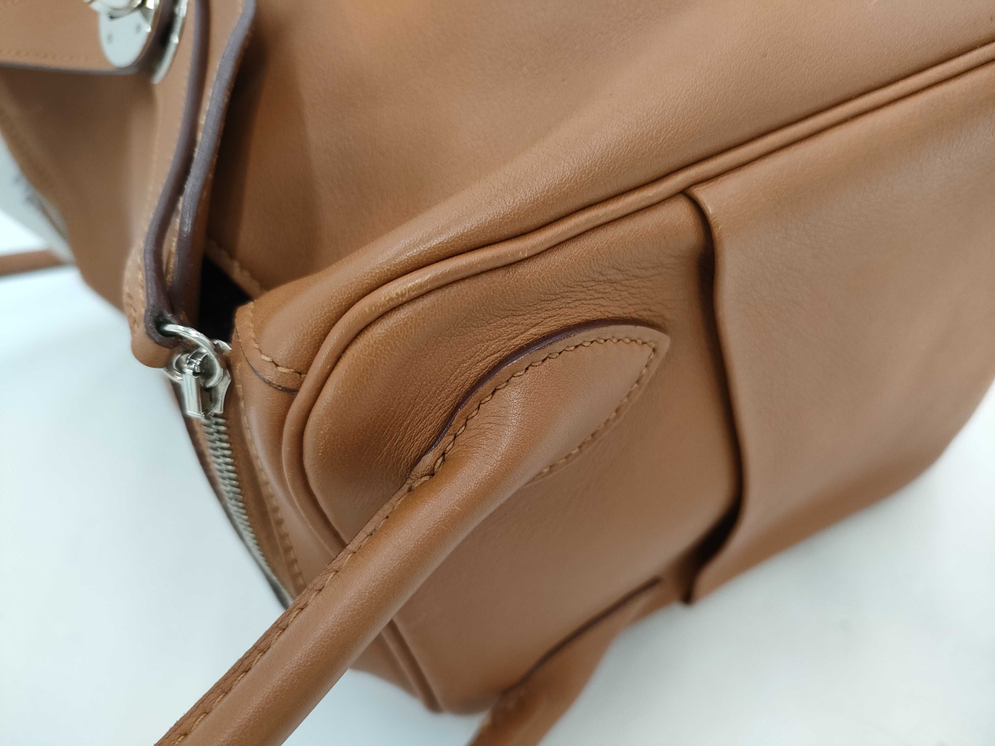 【水曜終了】(10813_0104)HERMES エルメス リンディ26 トレサージュ ゴールド シルバー金具 C刻印 ハンドバッグ