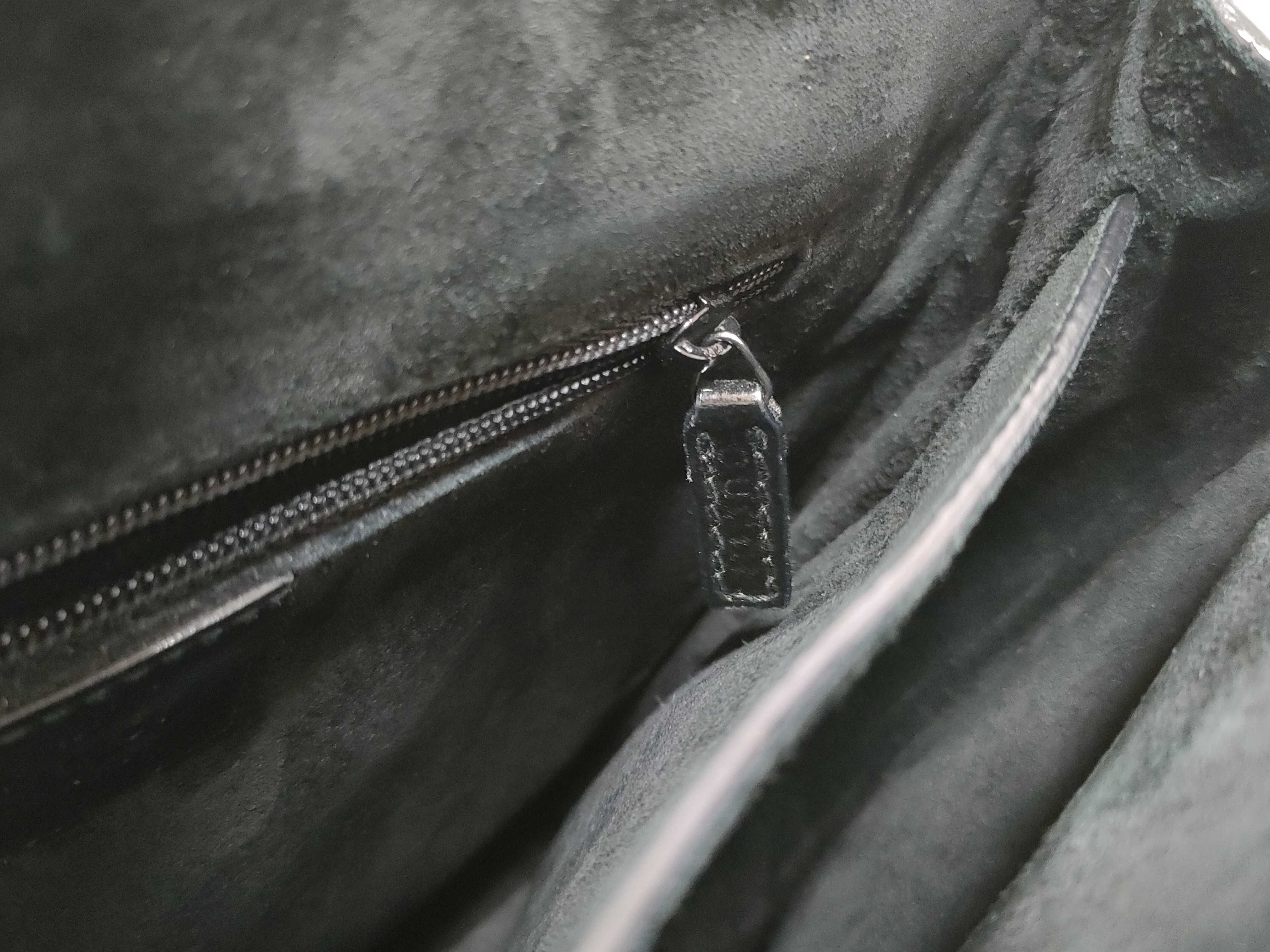 【水曜終了】(10827_0009)GUCCI バンブー エナメル ハンドバッグ 002・1061 001998 布袋