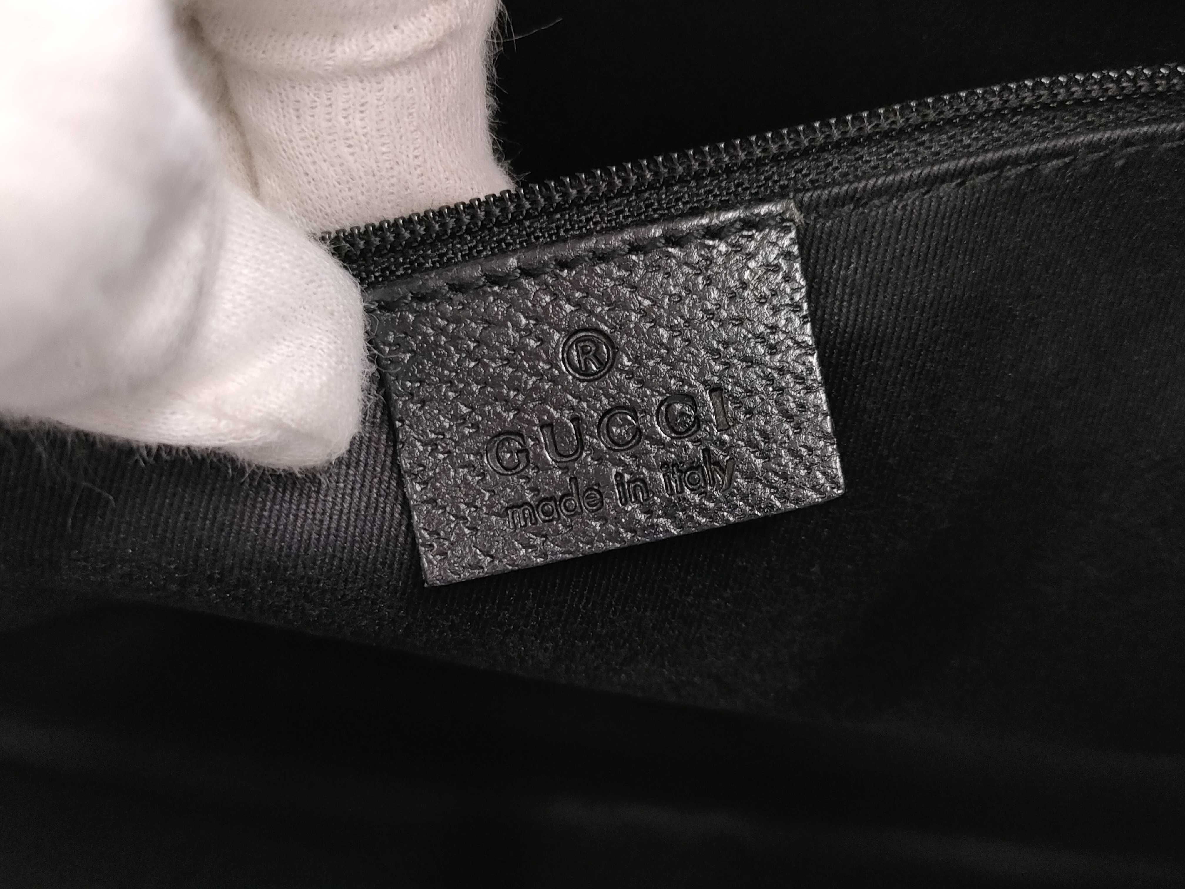 【水曜終了】(10827_0016)GUCCI グッチ GGキャンバス トートバッグ 113015 001013 ブラック トートバッグ ハンドバッグ