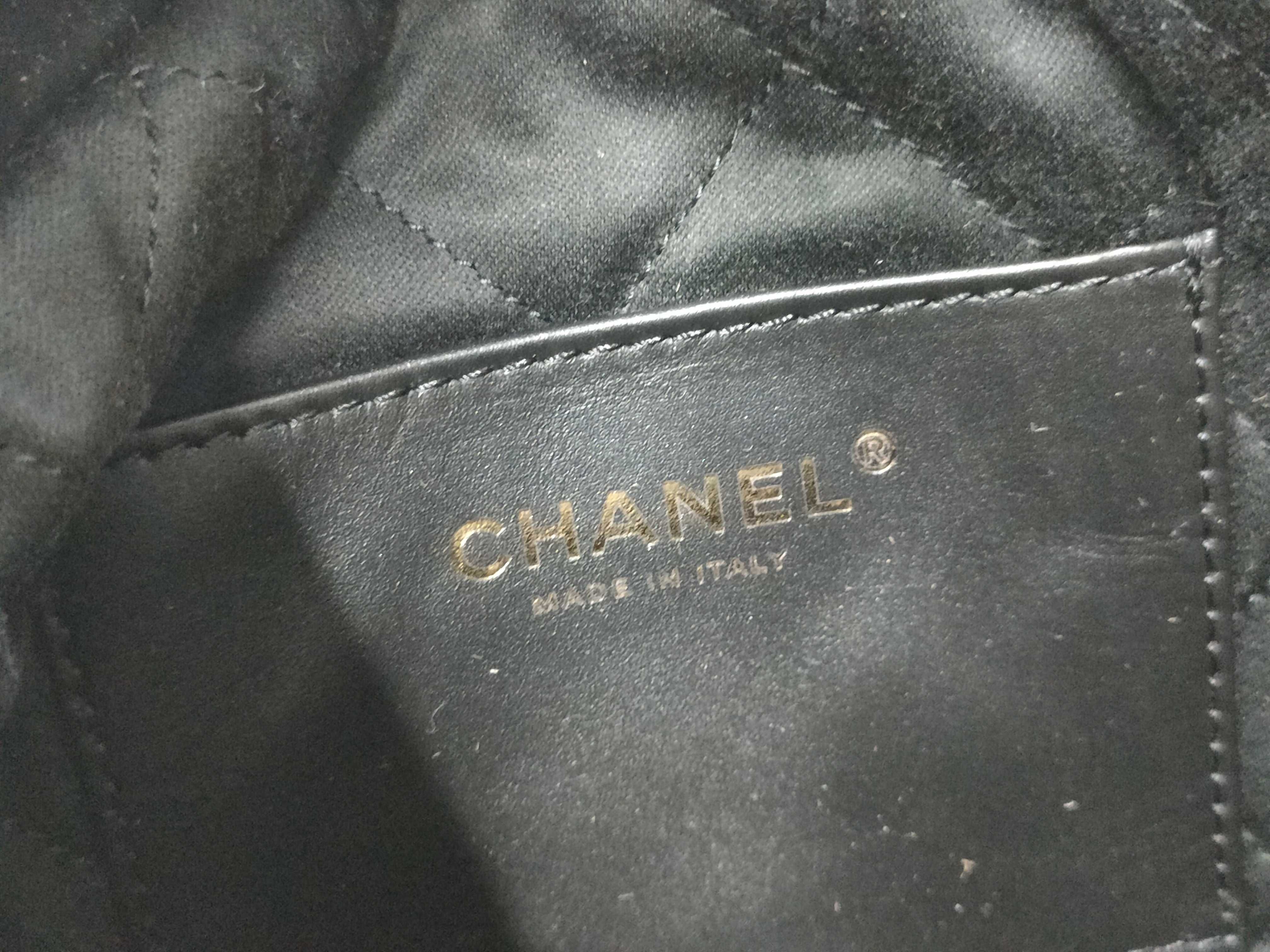 【水曜終了】(10814_0008)CHANEL シャネル22 シャイニーカーフ ミニ 2way ショルダーバッグ AS3980 ブラック