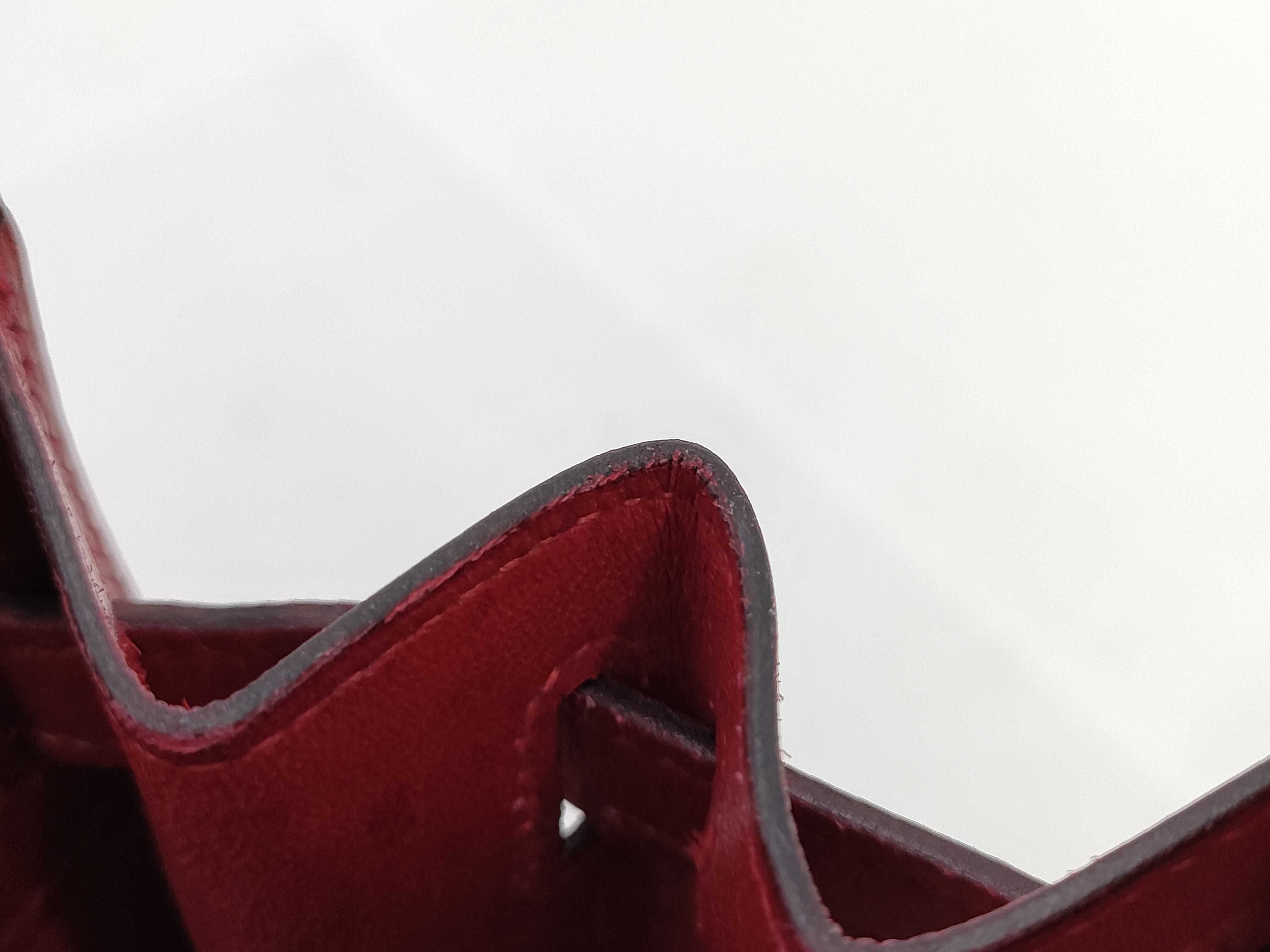 【水曜終了】(10813_0103)HERMES HERMES ケリースポーツ 赤系 ゴールド金具 ショルダーバッグ