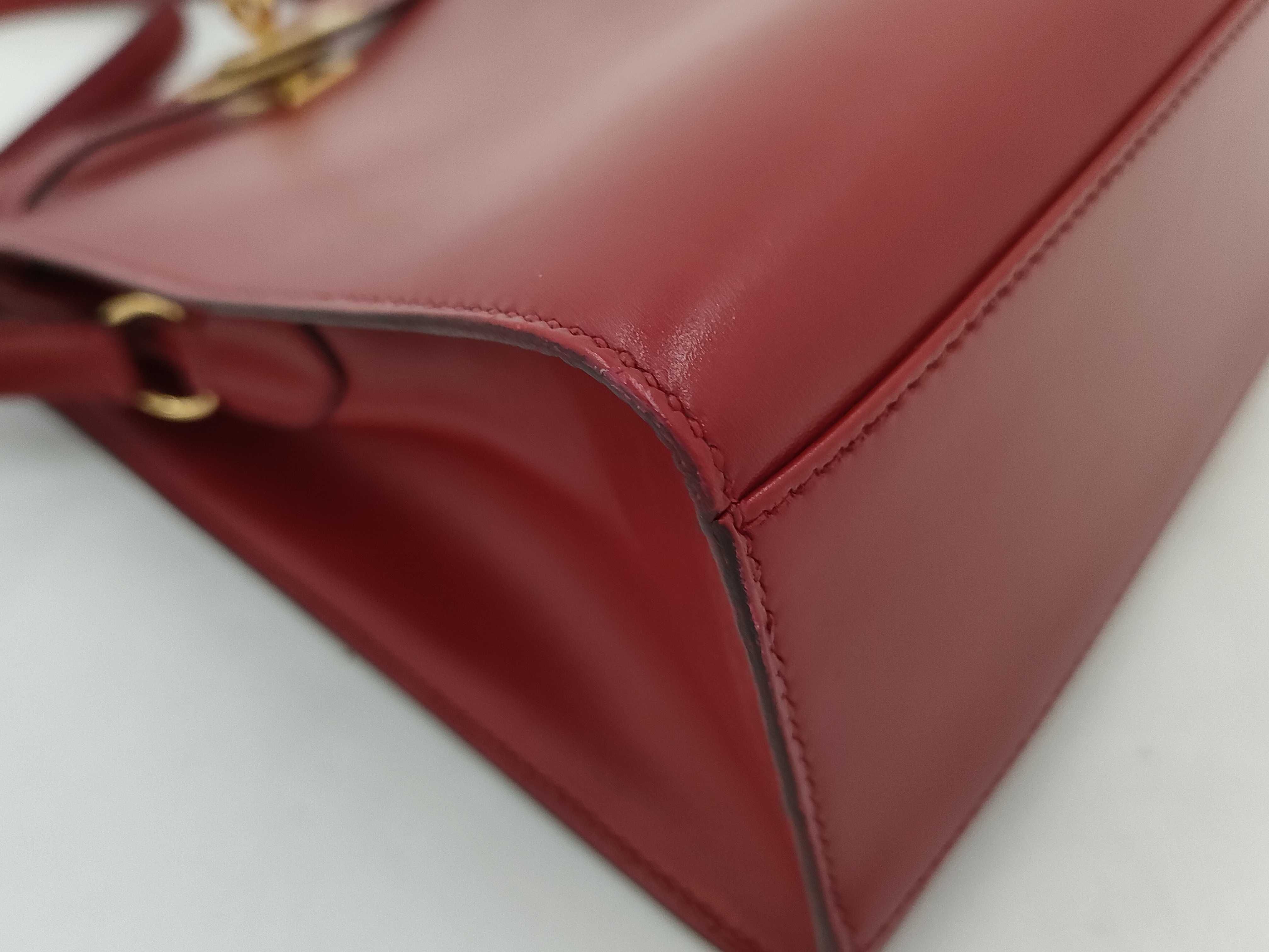 【水曜終了】(10813_0103)HERMES HERMES ケリースポーツ 赤系 ゴールド金具 ショルダーバッグ