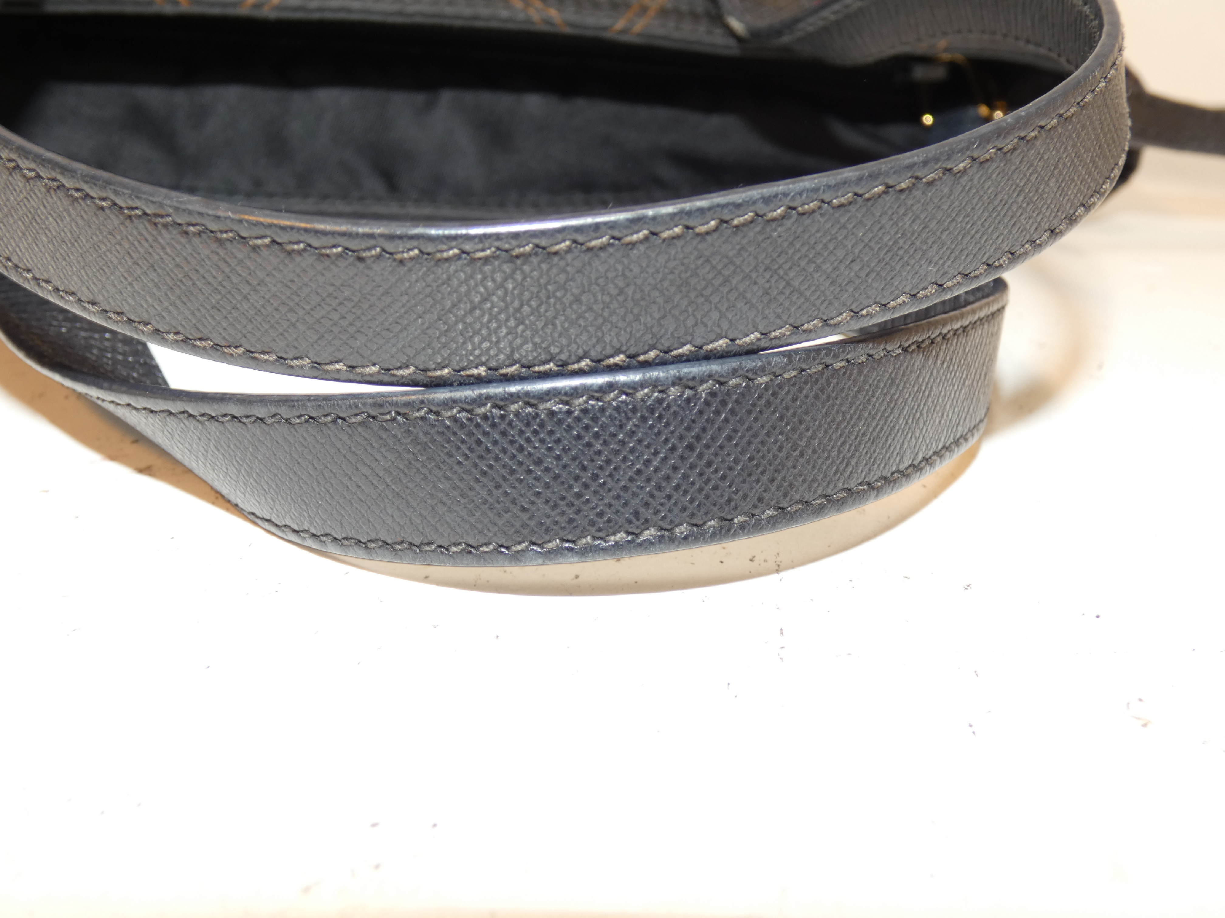 【水曜終了】(10827_0047)PRADA 2way キルティング 三角プレート ナイロン サフィアーノ ハンド ショルダー ショルダーバッグ