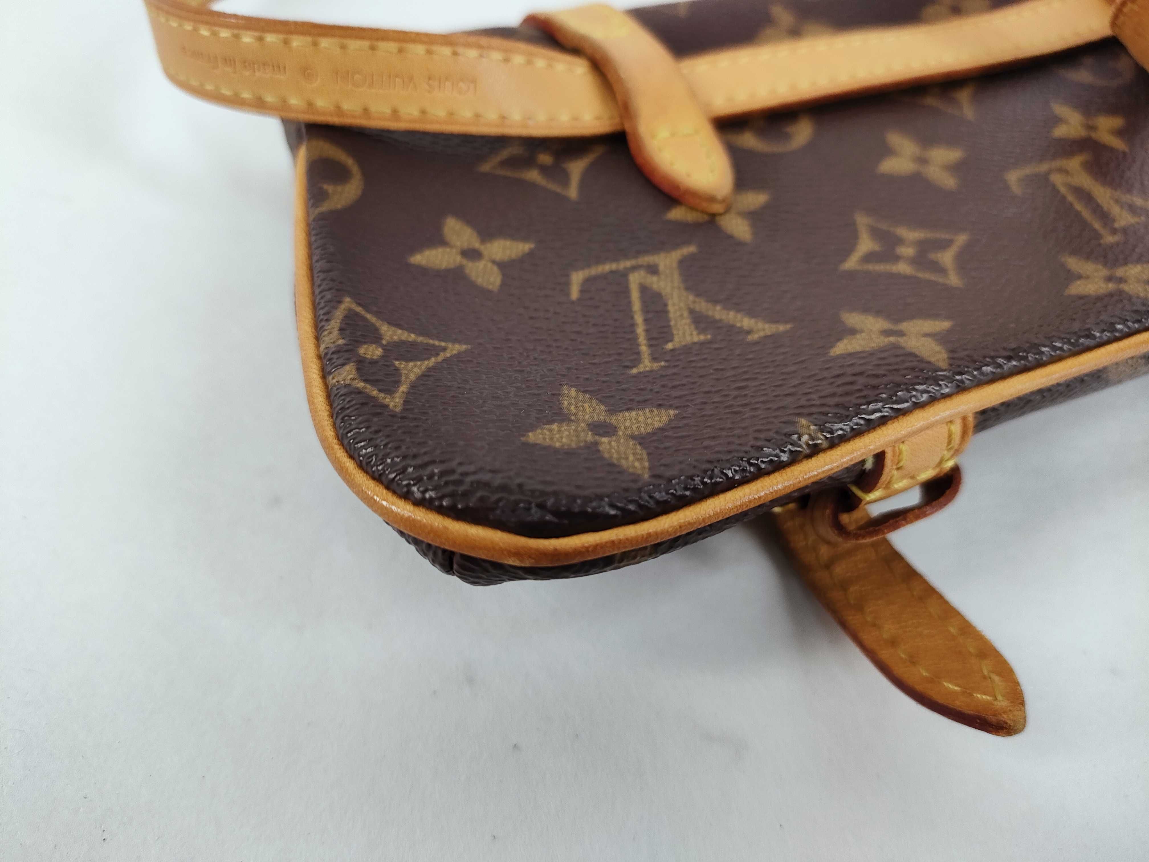 【水曜終了】(10708_0077)LOUIS VUITTON ヴィトン モノグラム ポシェット マレル ウエストバッグ ショルダーバッグ
