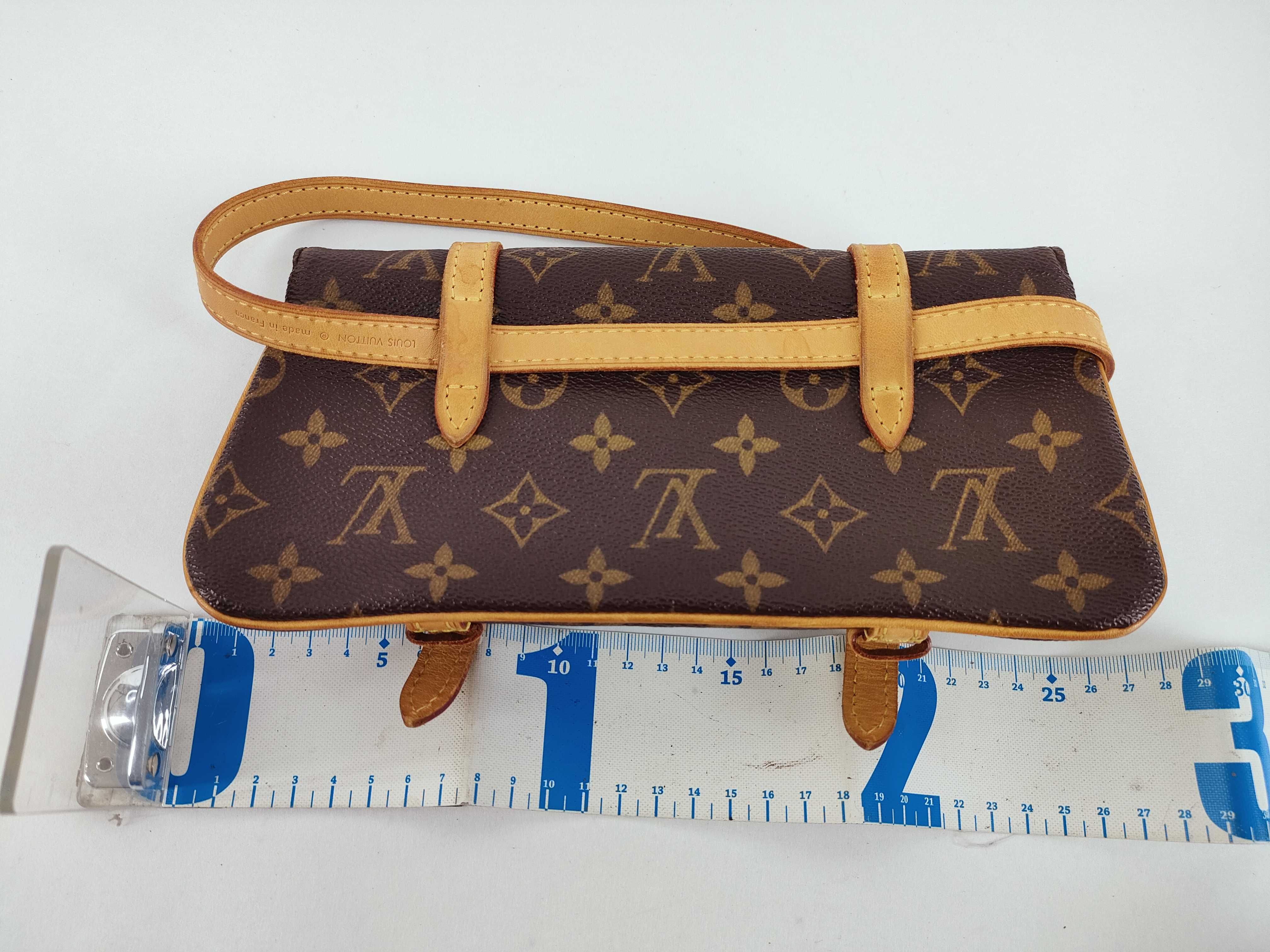 【水曜終了】(10708_0077)LOUIS VUITTON ヴィトン モノグラム ポシェット マレル ウエストバッグ ショルダーバッグ