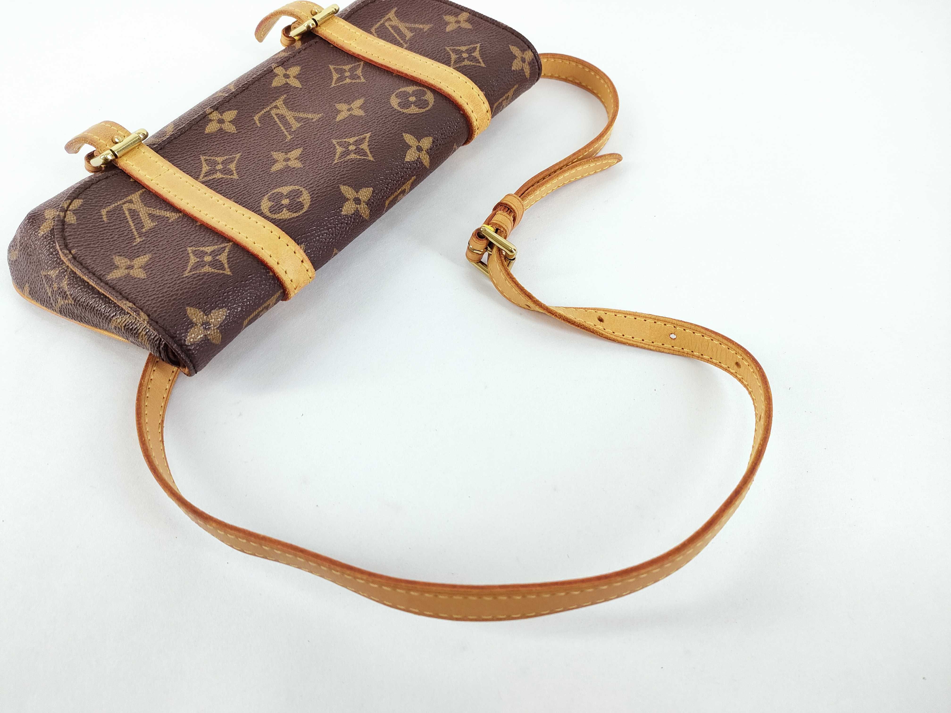 【水曜終了】(10708_0077)LOUIS VUITTON ヴィトン モノグラム ポシェット マレル ウエストバッグ ショルダーバッグ