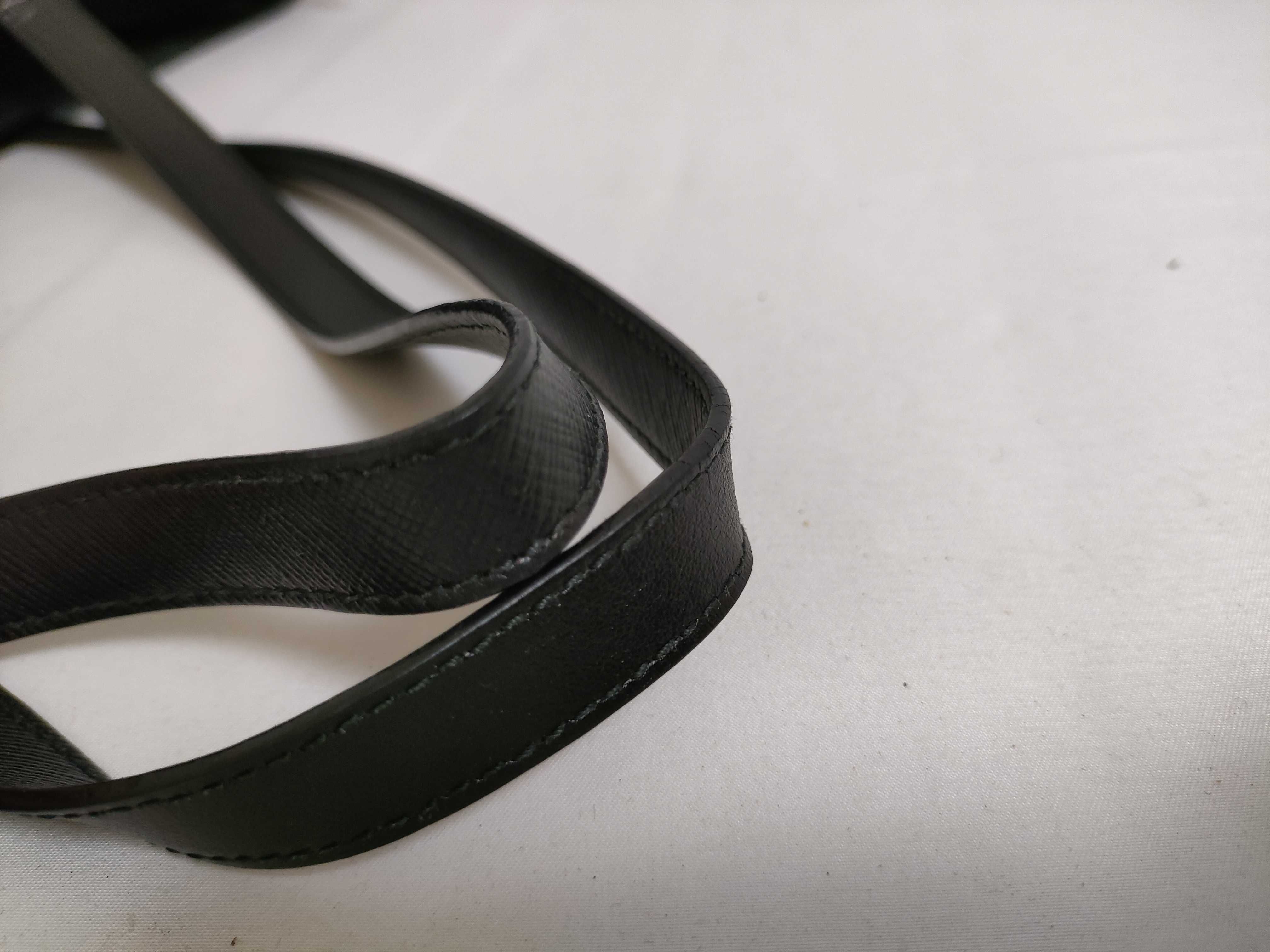 【水曜終了】(10698_0171)PRADA テスート ナイロン×レザー トートバッグ 黒 1BG052 G有 トートバッグ