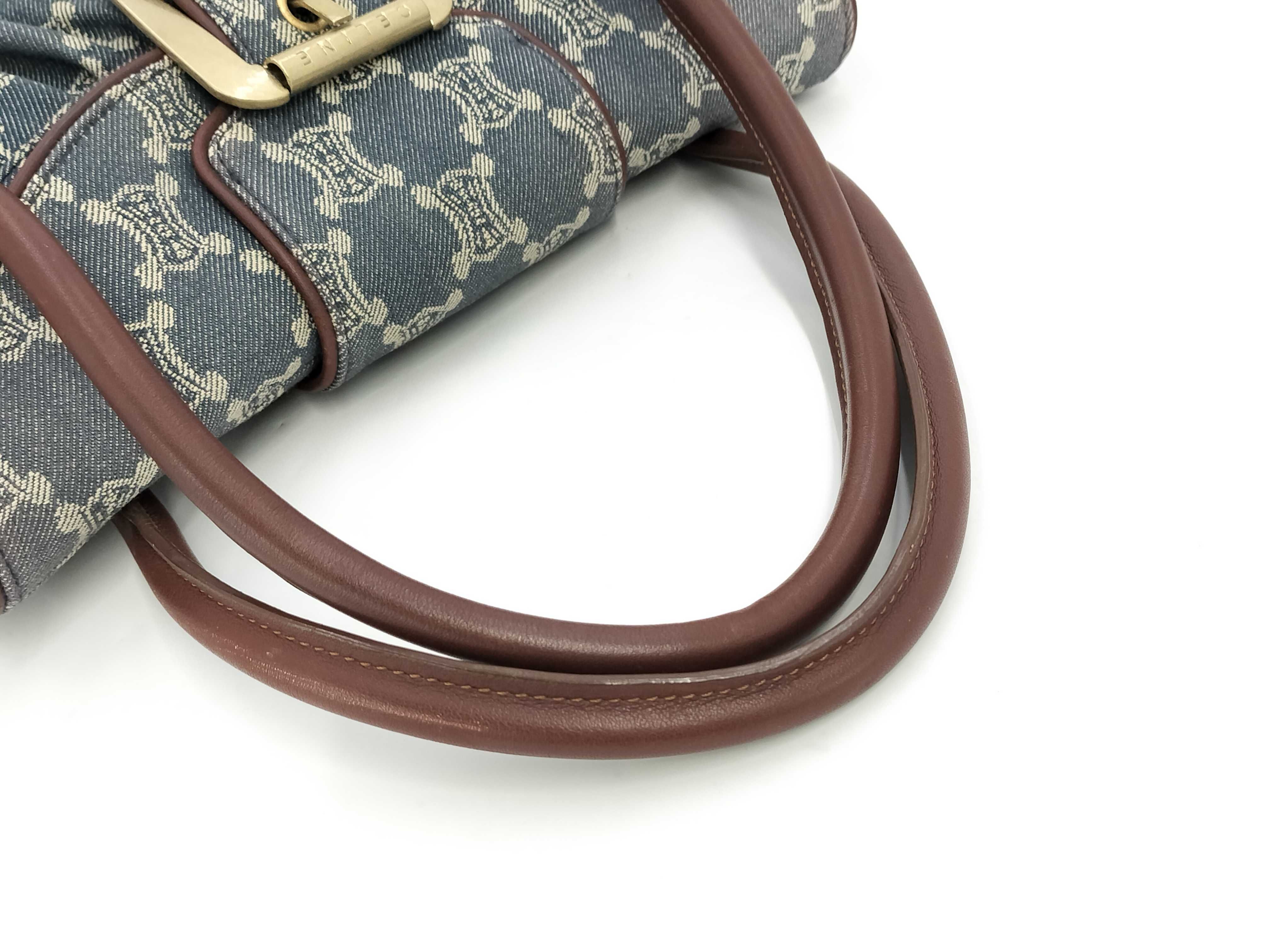 【水曜終了】(10827_0034)CELINE セリーヌ パリマカダム ハンドバッグ