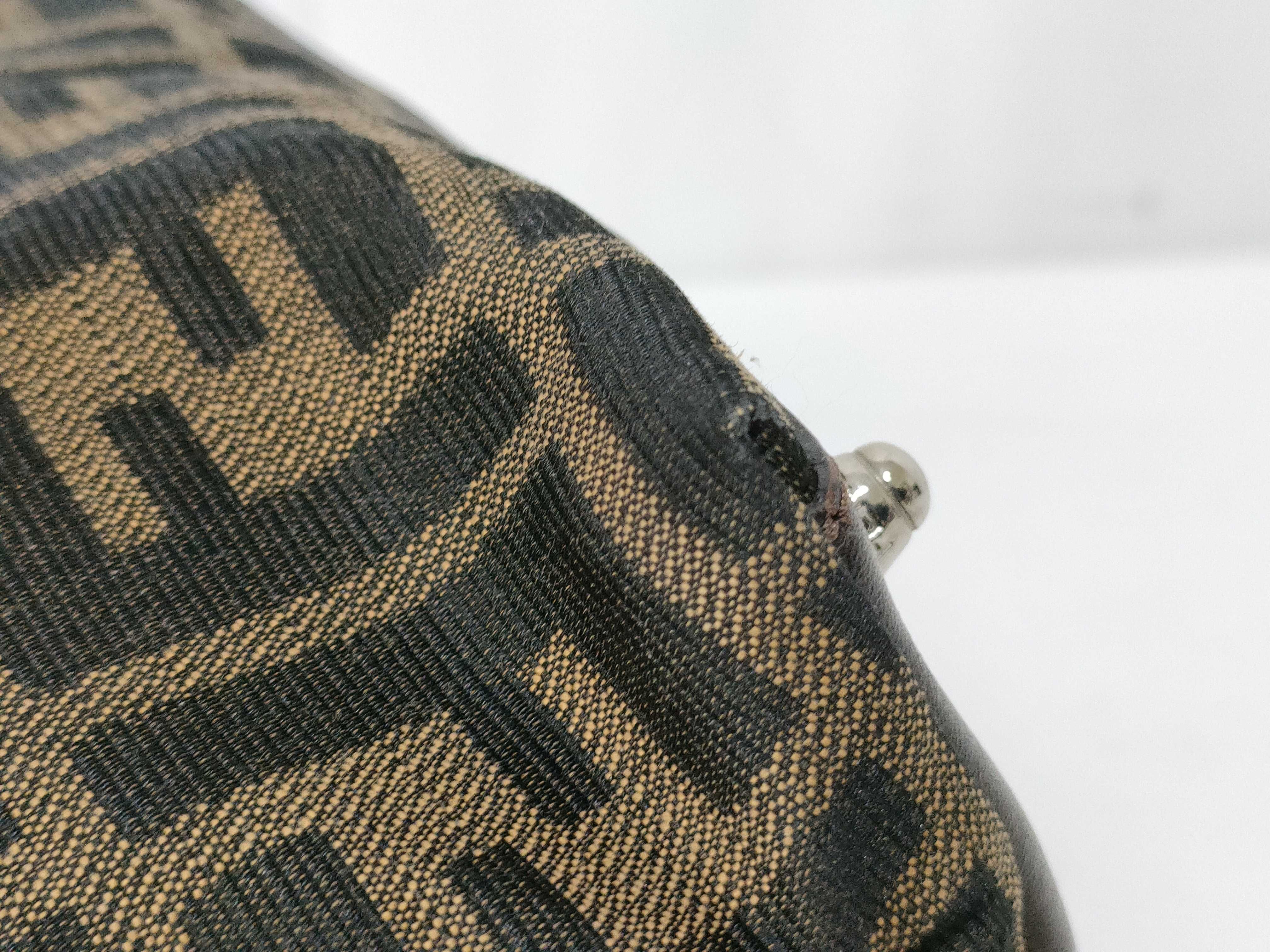 【水曜終了】(10827_0068)FENDI フェンティ ズッカ ハンドバッグ