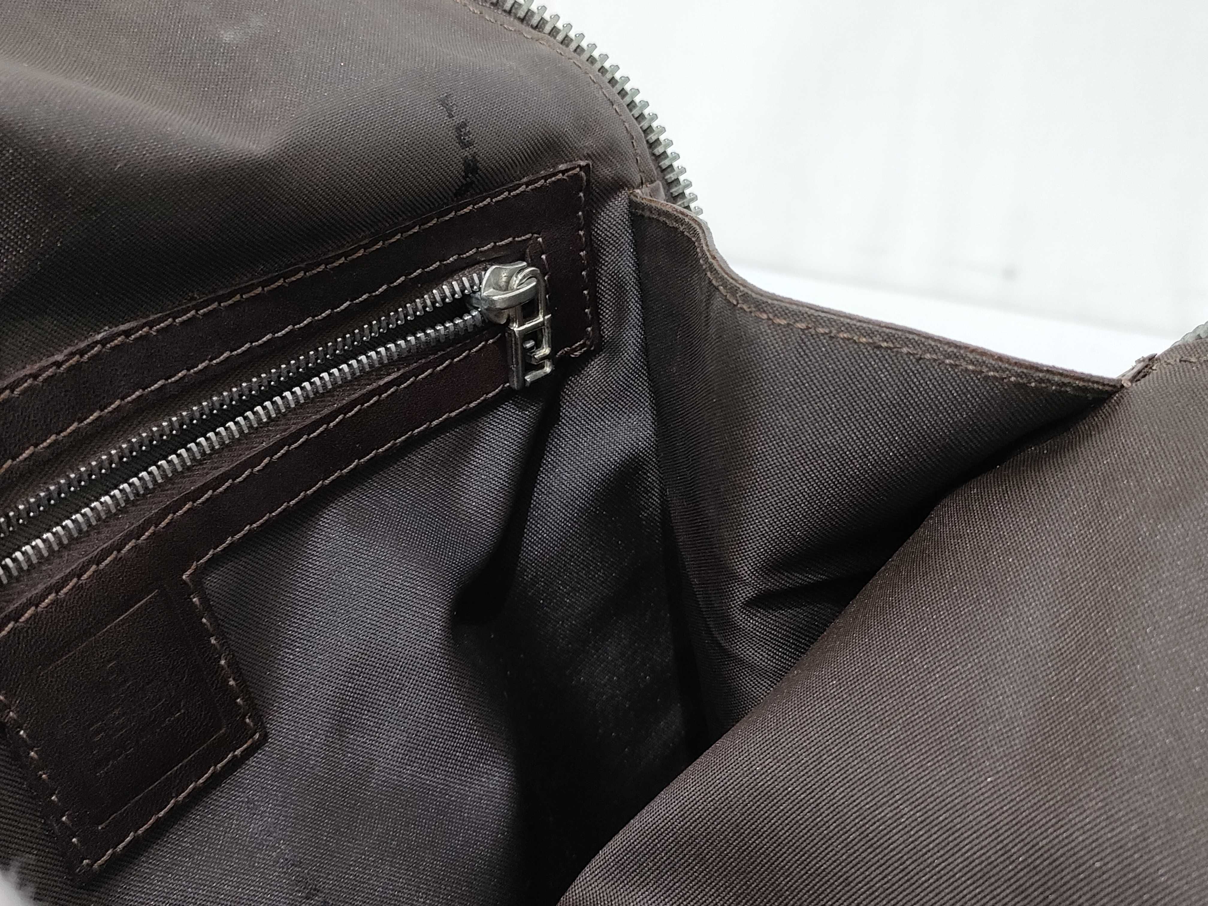 【水曜終了】(10827_0068)FENDI フェンティ ズッカ ハンドバッグ