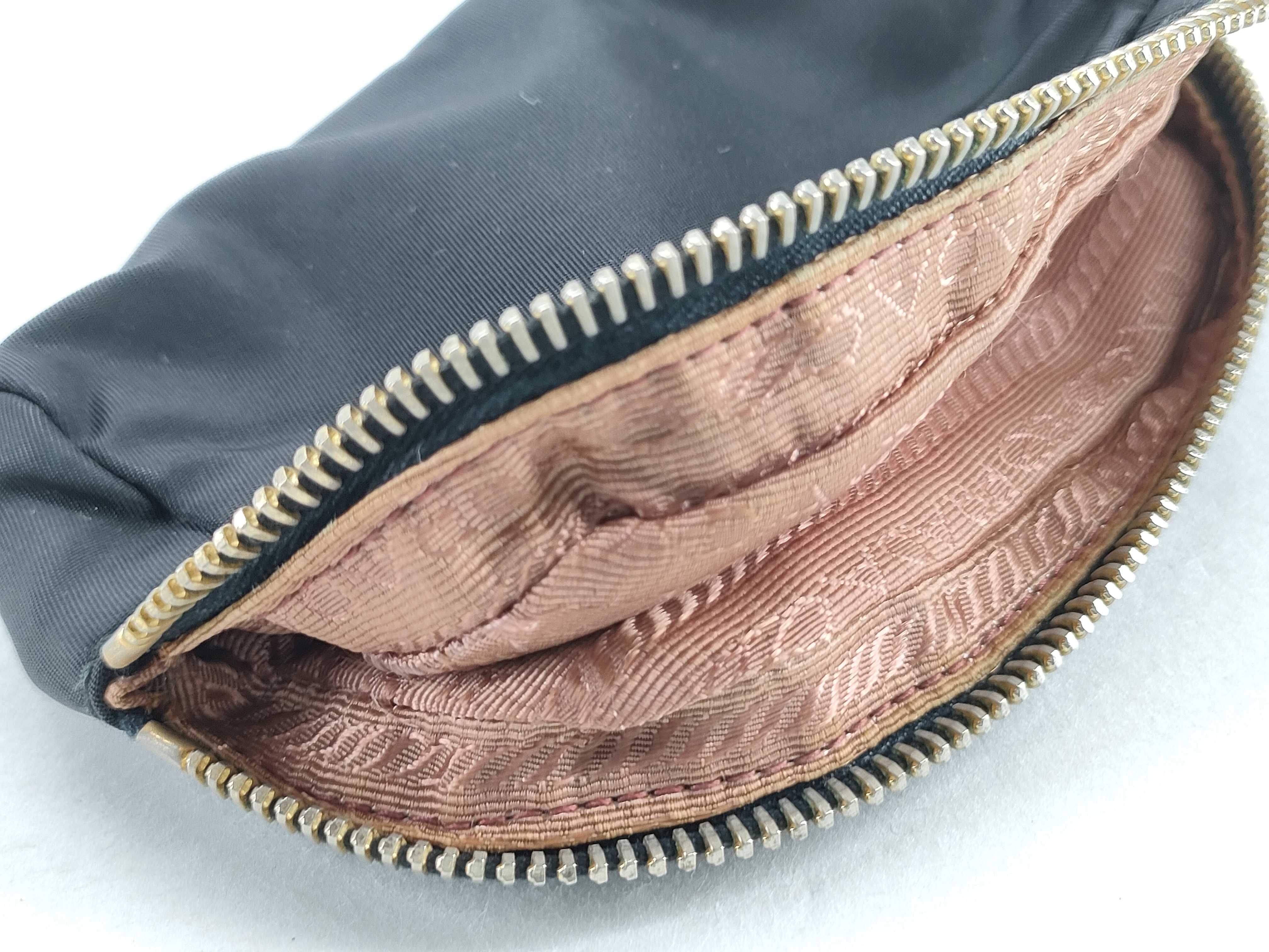 【水曜終了】(10827_0060)PRADA ナイロン リボン ブラック ポーチ