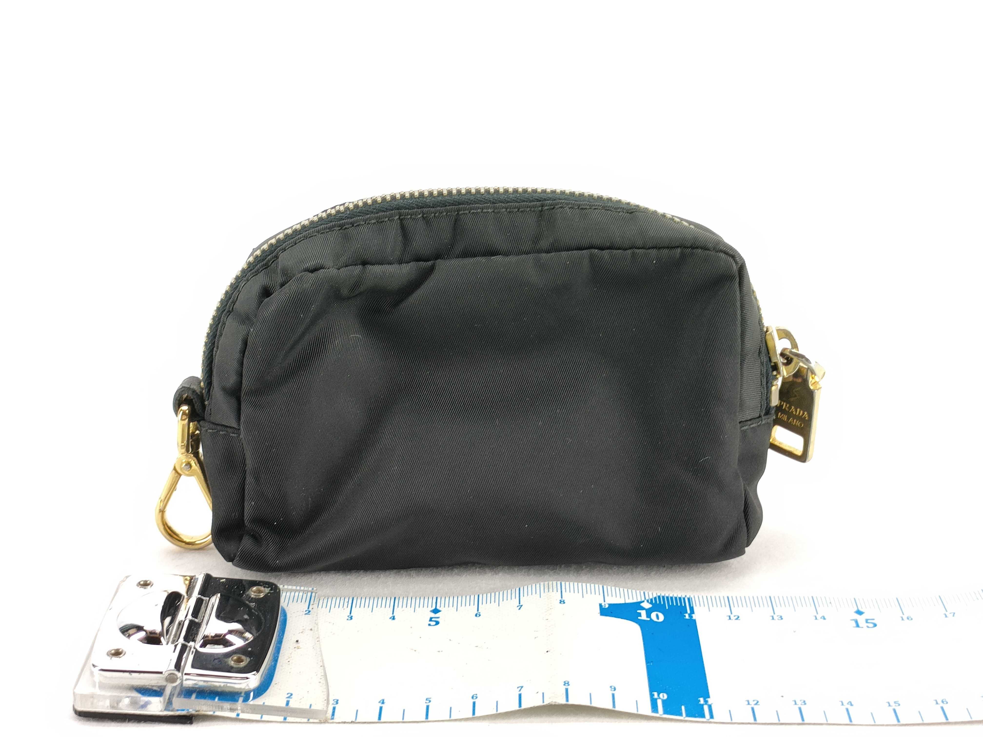 【水曜終了】(10827_0060)PRADA ナイロン リボン ブラック ポーチ