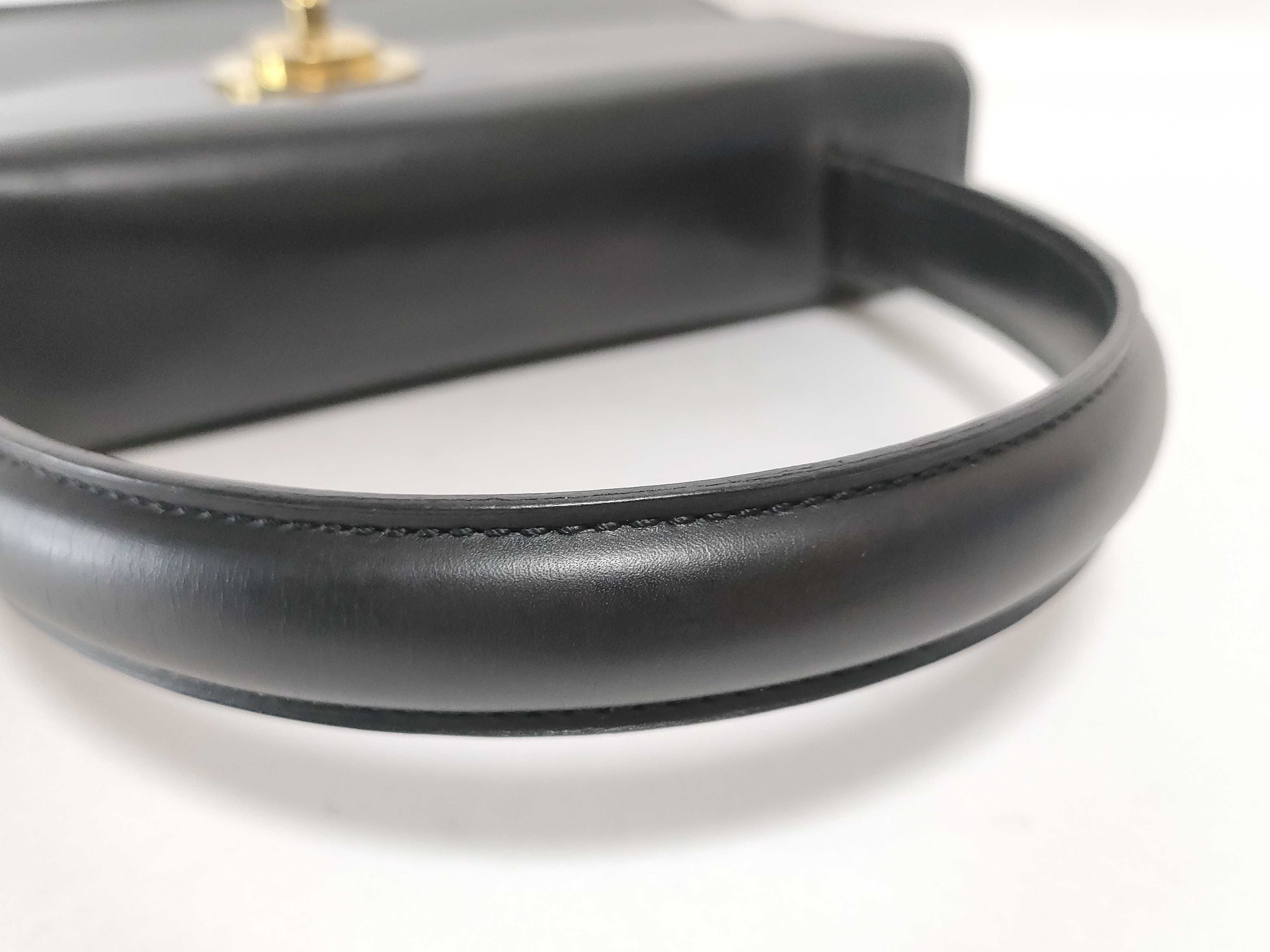 【水曜終了】(10827_0031)CELINE セリーヌ ハンドバッグ 黒