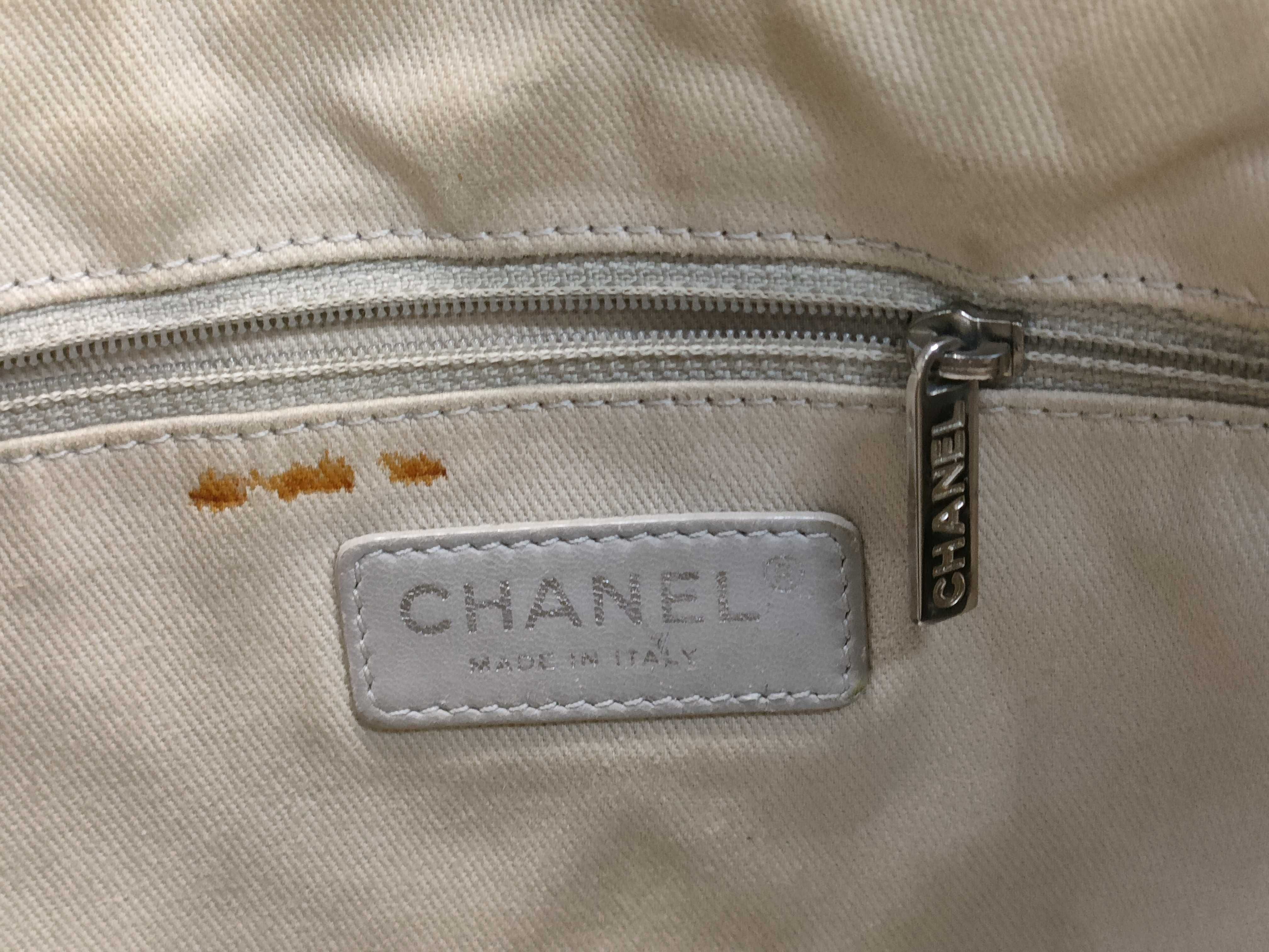 【水曜終了】(10933_0059)CHANEL Chanelバッグ シャネル マトラッセ トートバッグ 黒 シルバー金具 キャビアスキン 19番