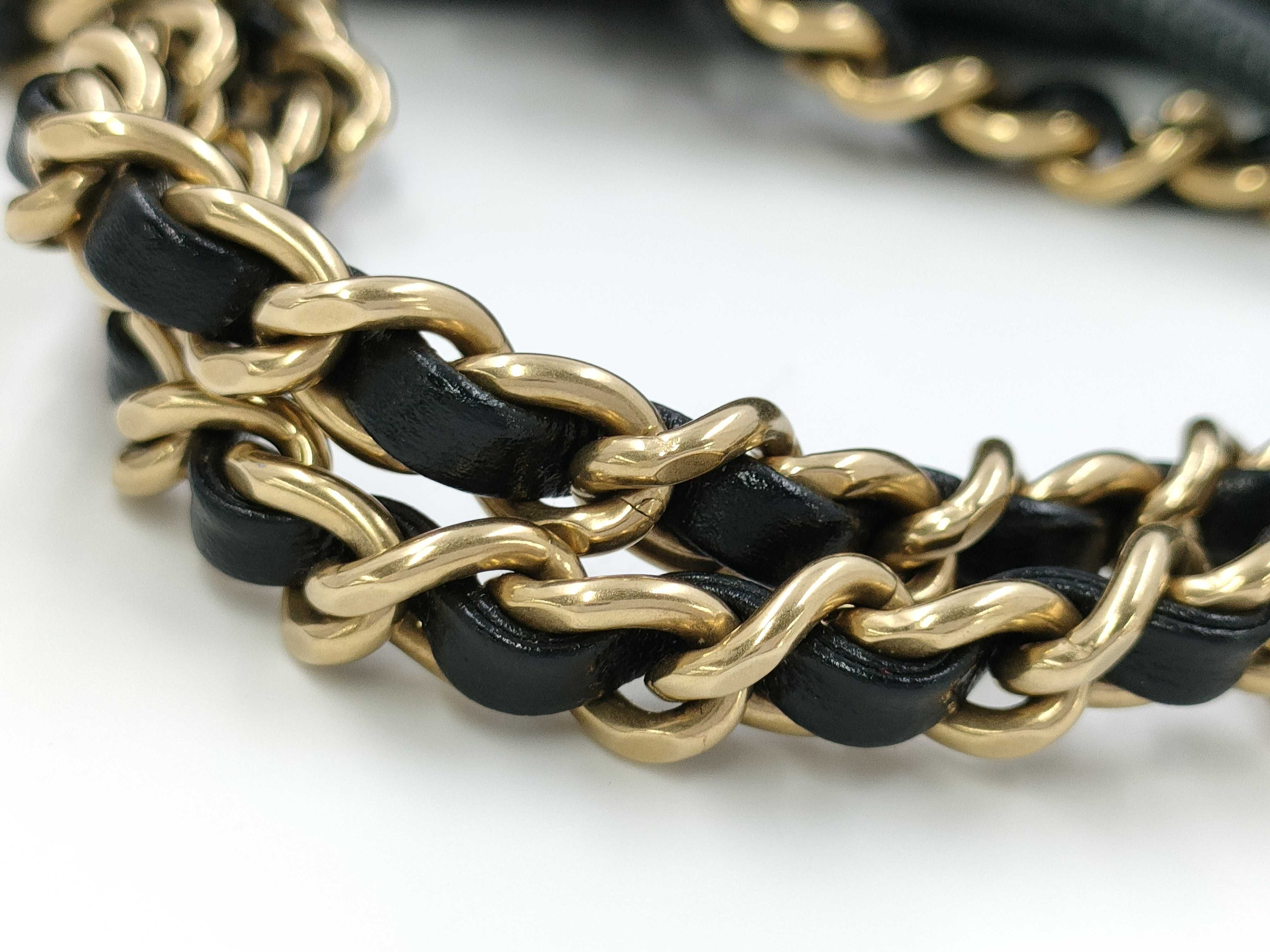 【水曜終了】(10944_0007)CHANEL カーフ 22 シャイニー ショルダーバッグ